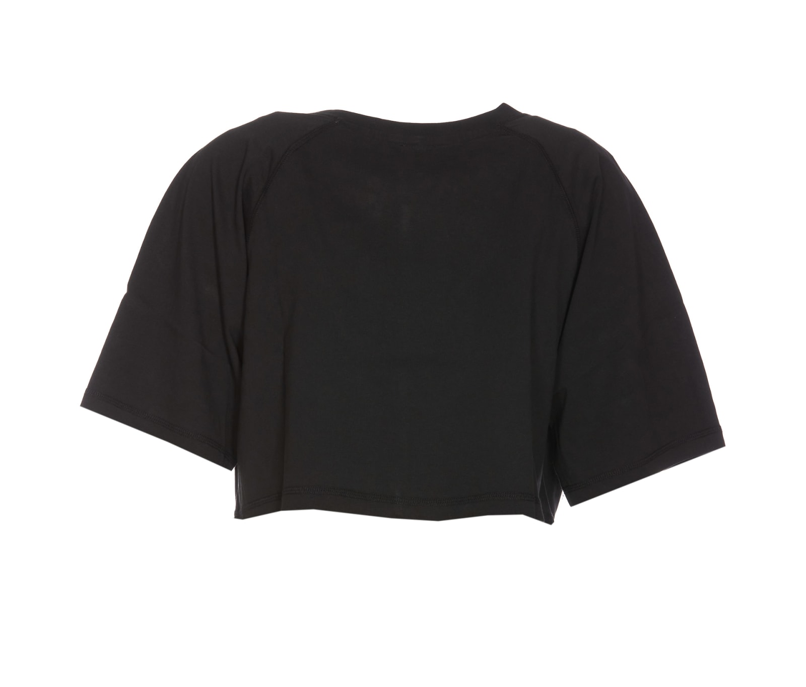 Shop Kenzo By Verdy Boxy Cropped T-shirt In Black