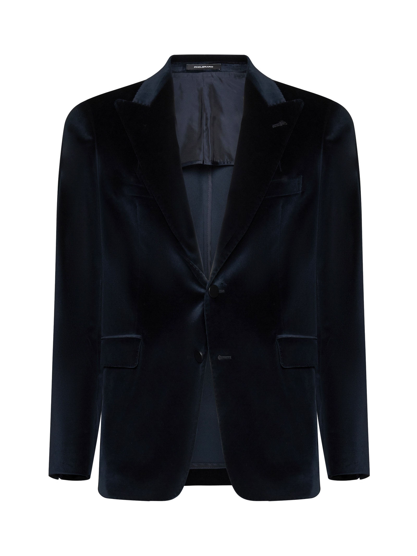 Shop Tagliatore Blazer In Blu