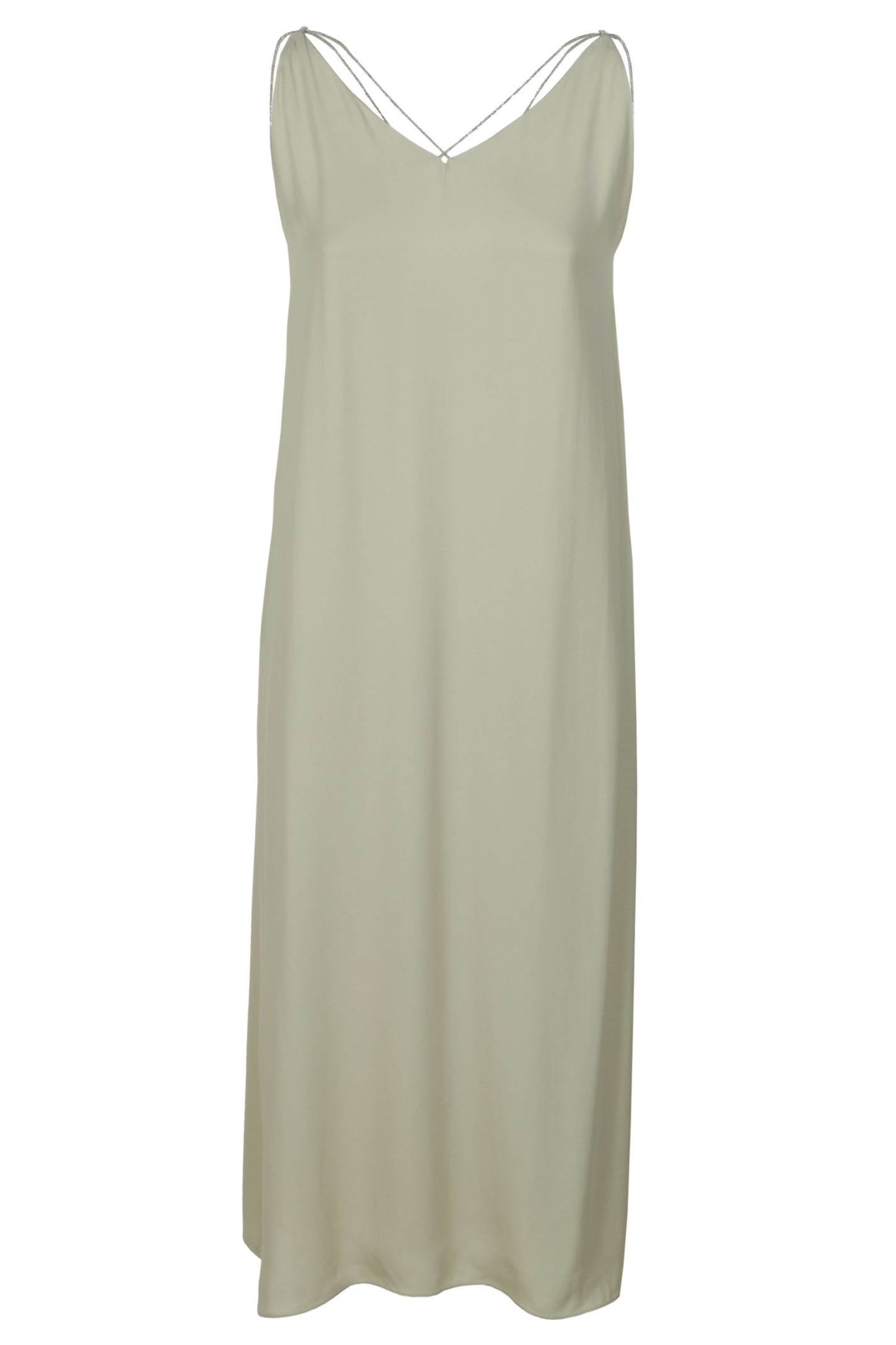 Fabiana Filippi Classic V-neck Sleeveless Dress | Smart Closet