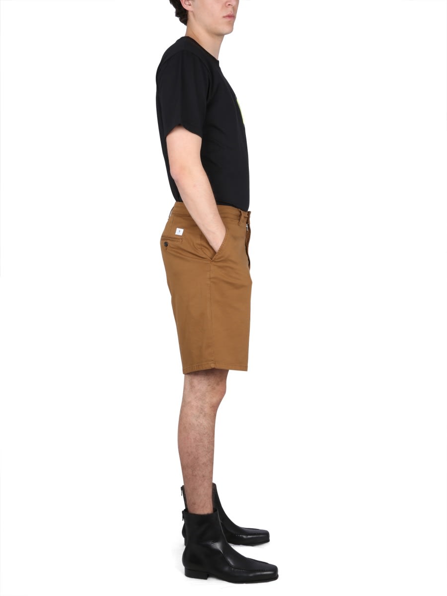 Department Five Department 5 Cotton Bermuda Shorts In Brown