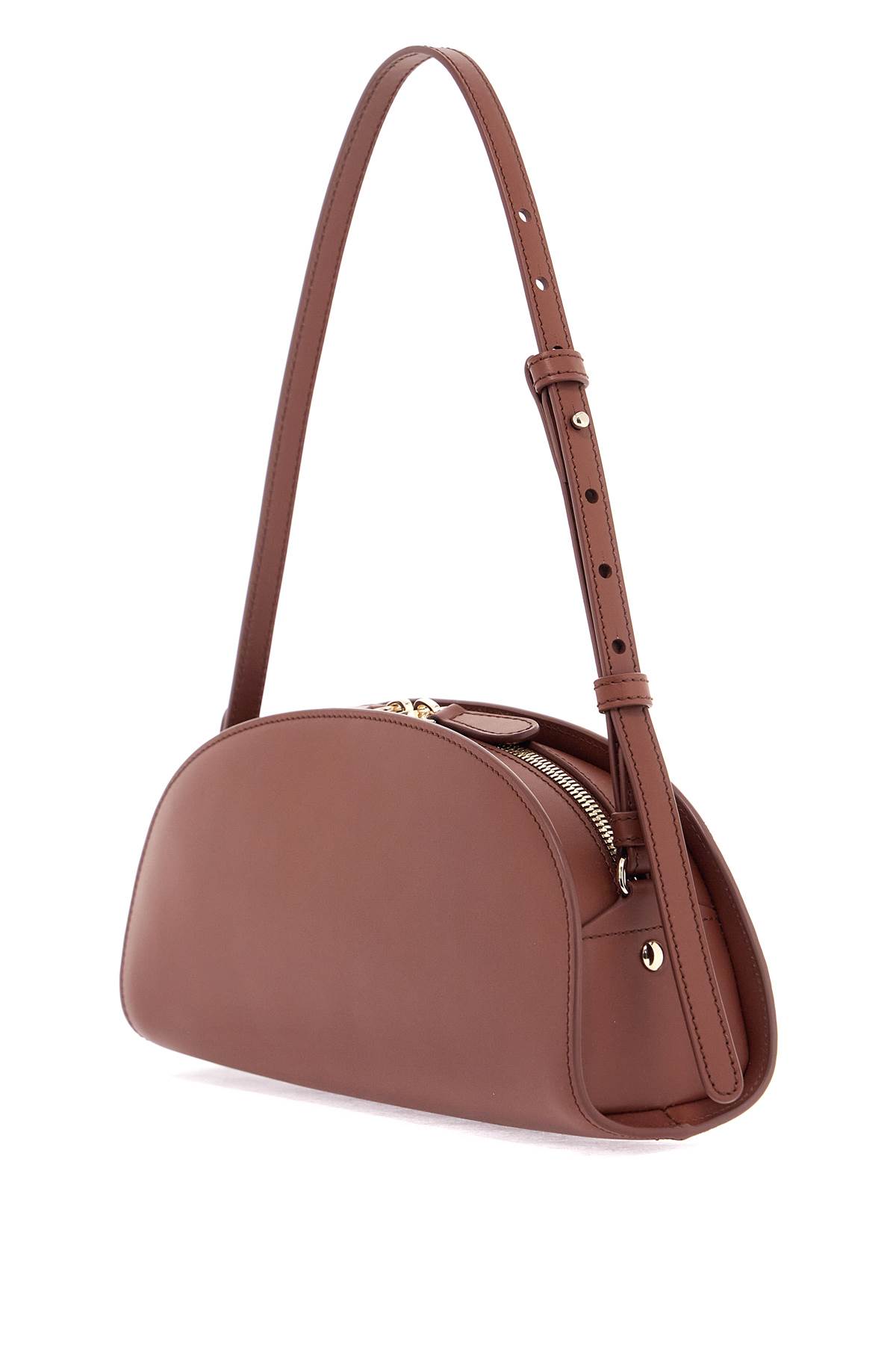 Apc Demi-lune Shoulder Bag In Brown