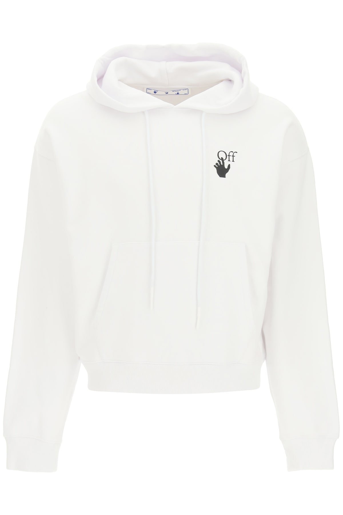 Off-White Caravaggio Lute Print Sweatshirt With Hoodie