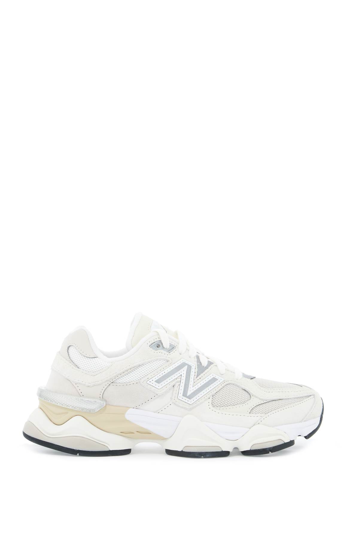 Shop New Balance 9060 Sneakers In Sea Salt Off White