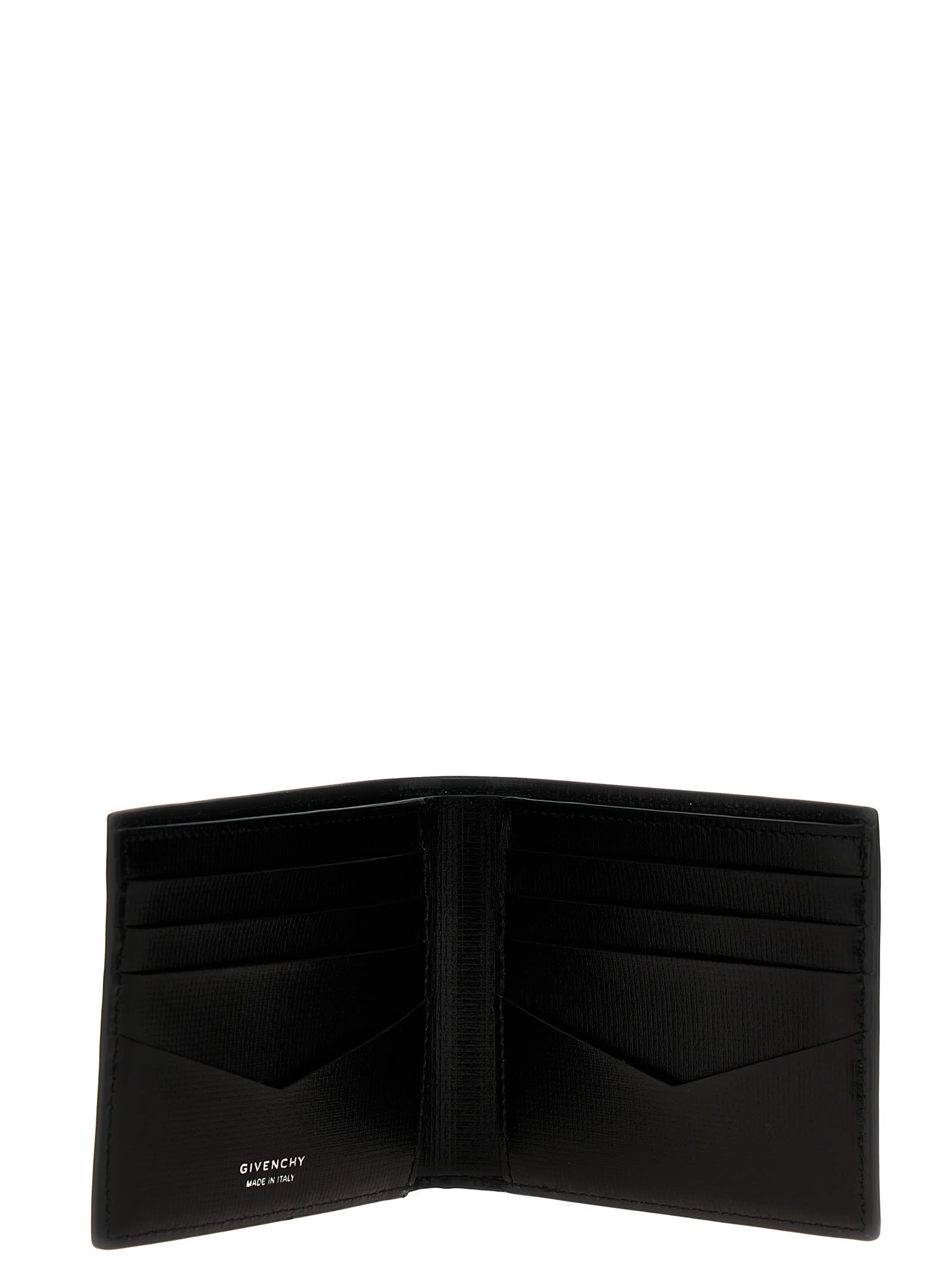 Shop Givenchy Logo Wallet In Black