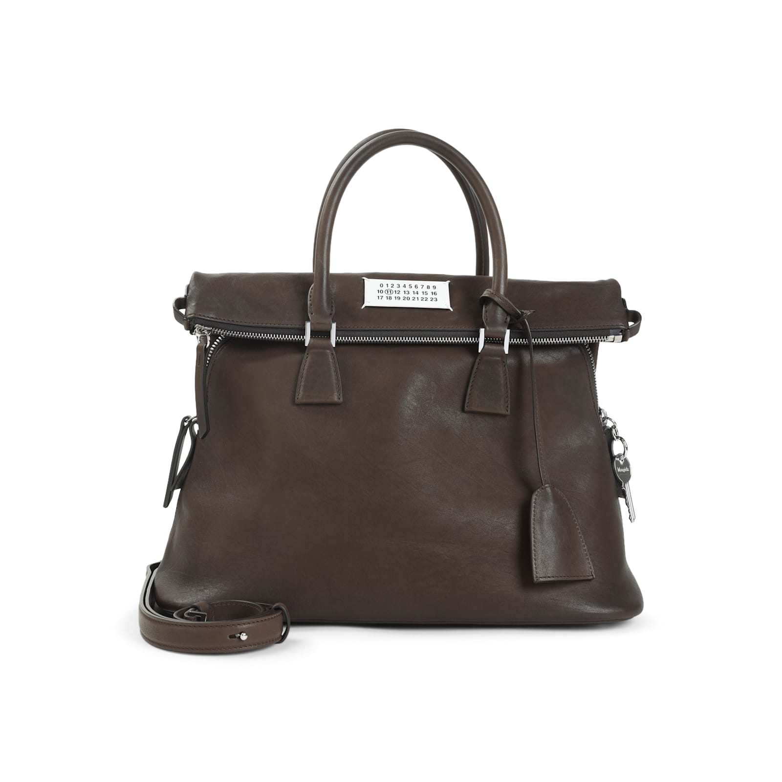 Maison Margiela 5ac Loved To Death M Handbag In Brown