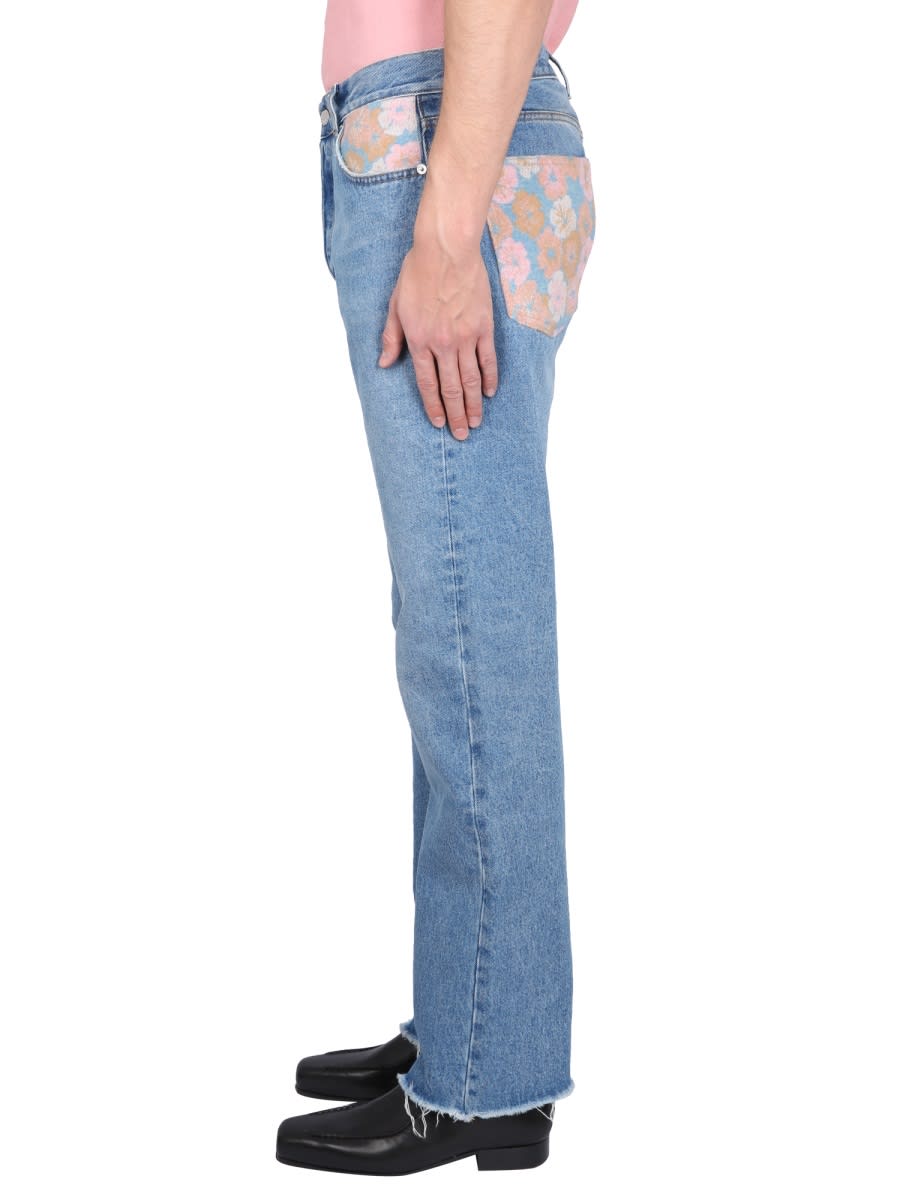 Séfr Jeans Flower In Azure