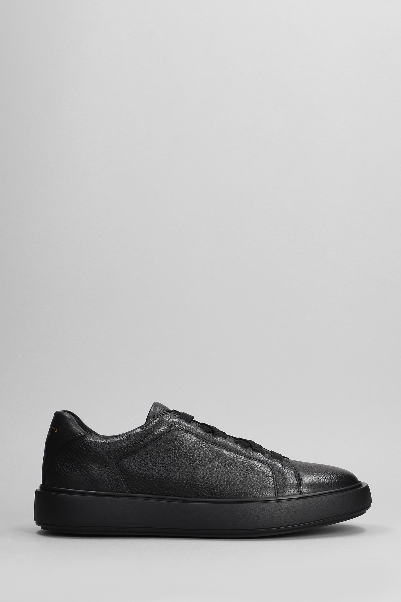 Shop Officine Creative Slouch 001 Sneakers In Black Leather