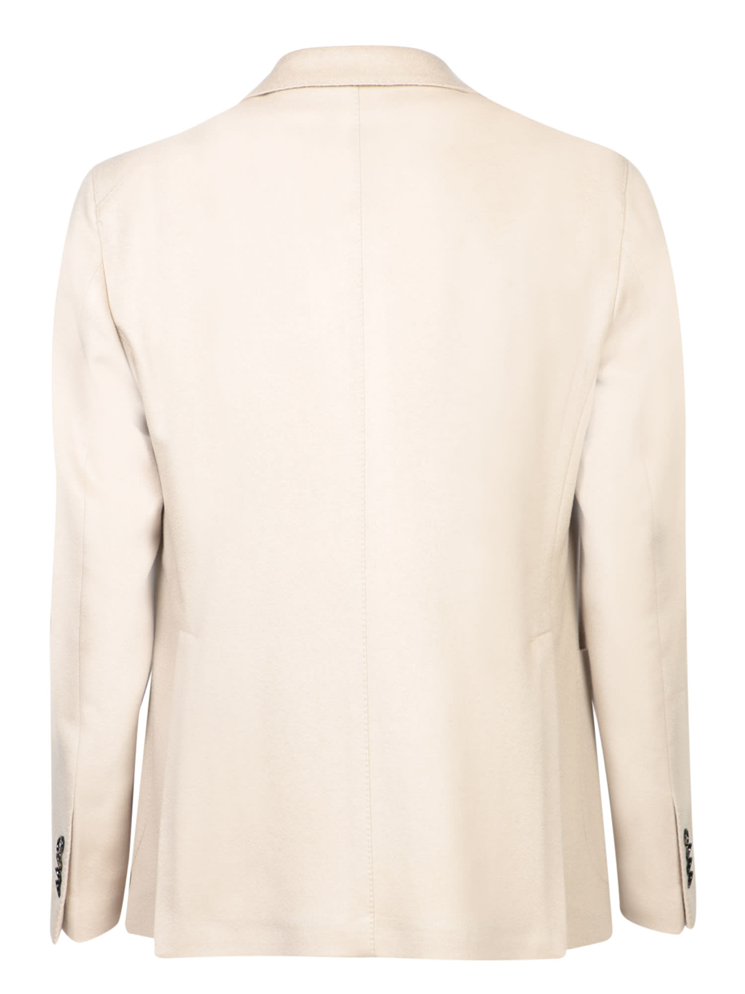 Shop Tagliatore Ivory Cashmere Jacket In White