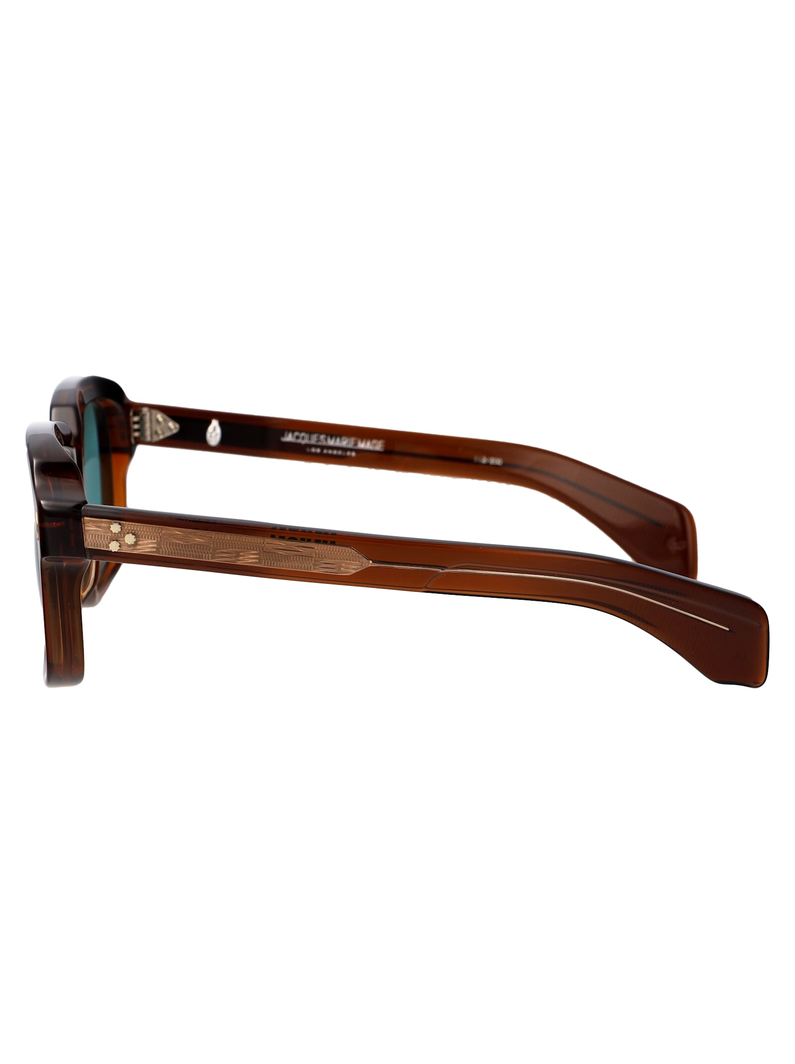 Shop Jacques Marie Mage Union Sunglasses In Hickory