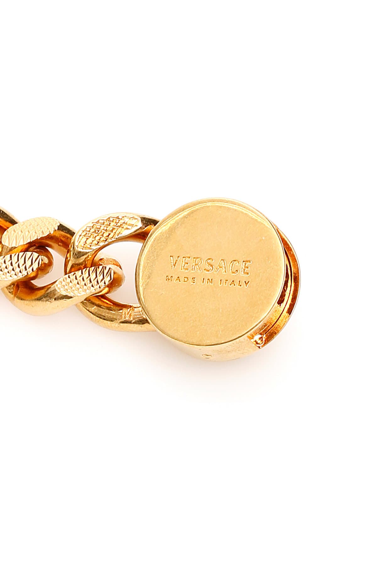 Shop Versace Chain Medusa Bracelet In Tribute Gold (gold)