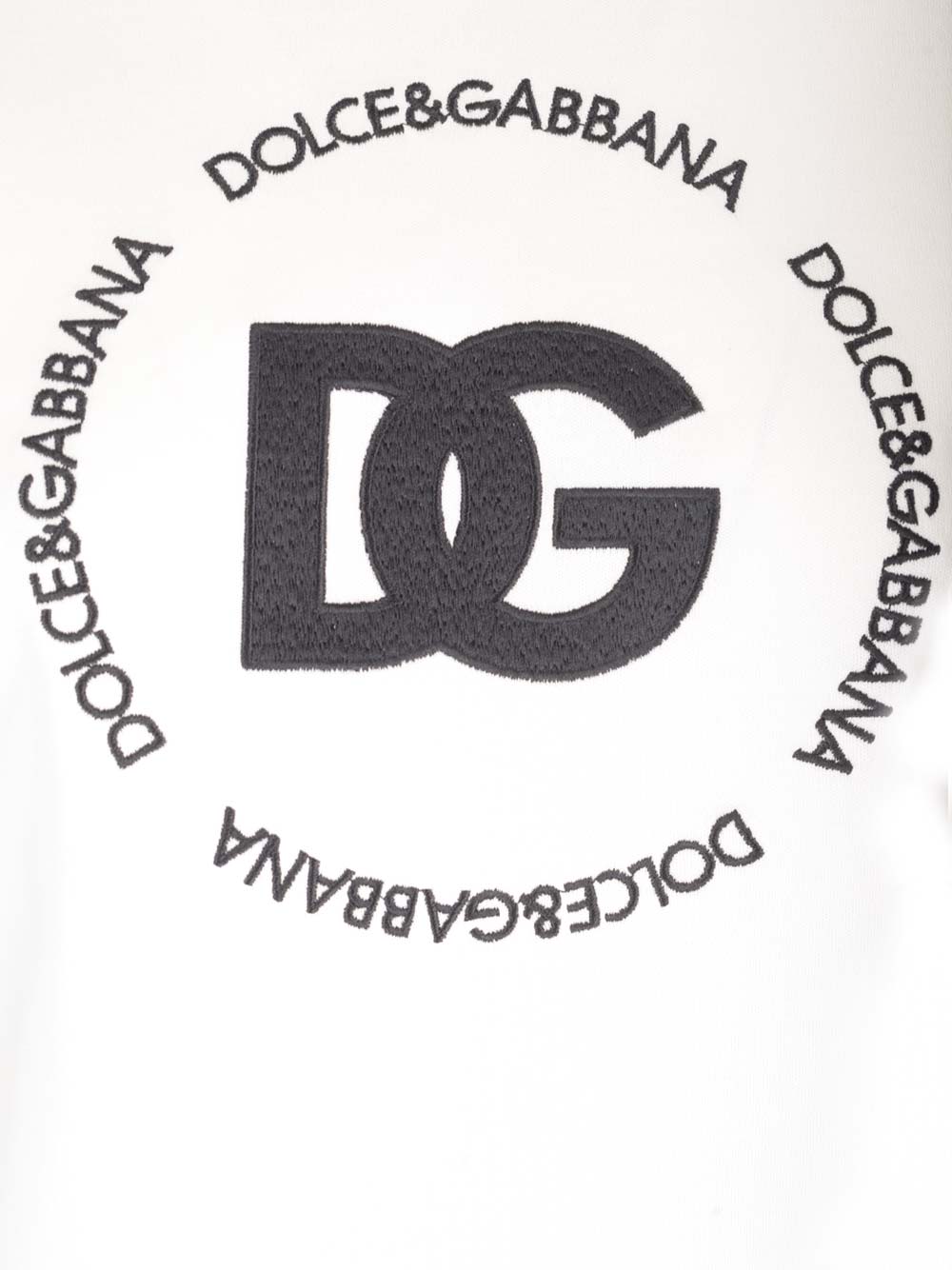 Shop Dolce & Gabbana Signature T-shirt In Bianco