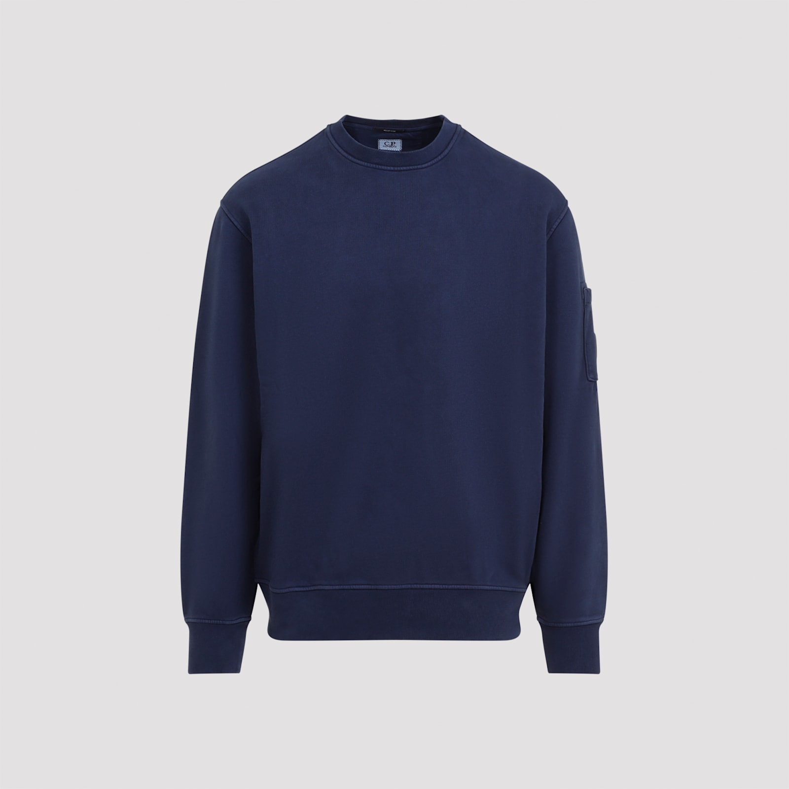 Shop C.p. Company Sweatshirt In Estate Blue