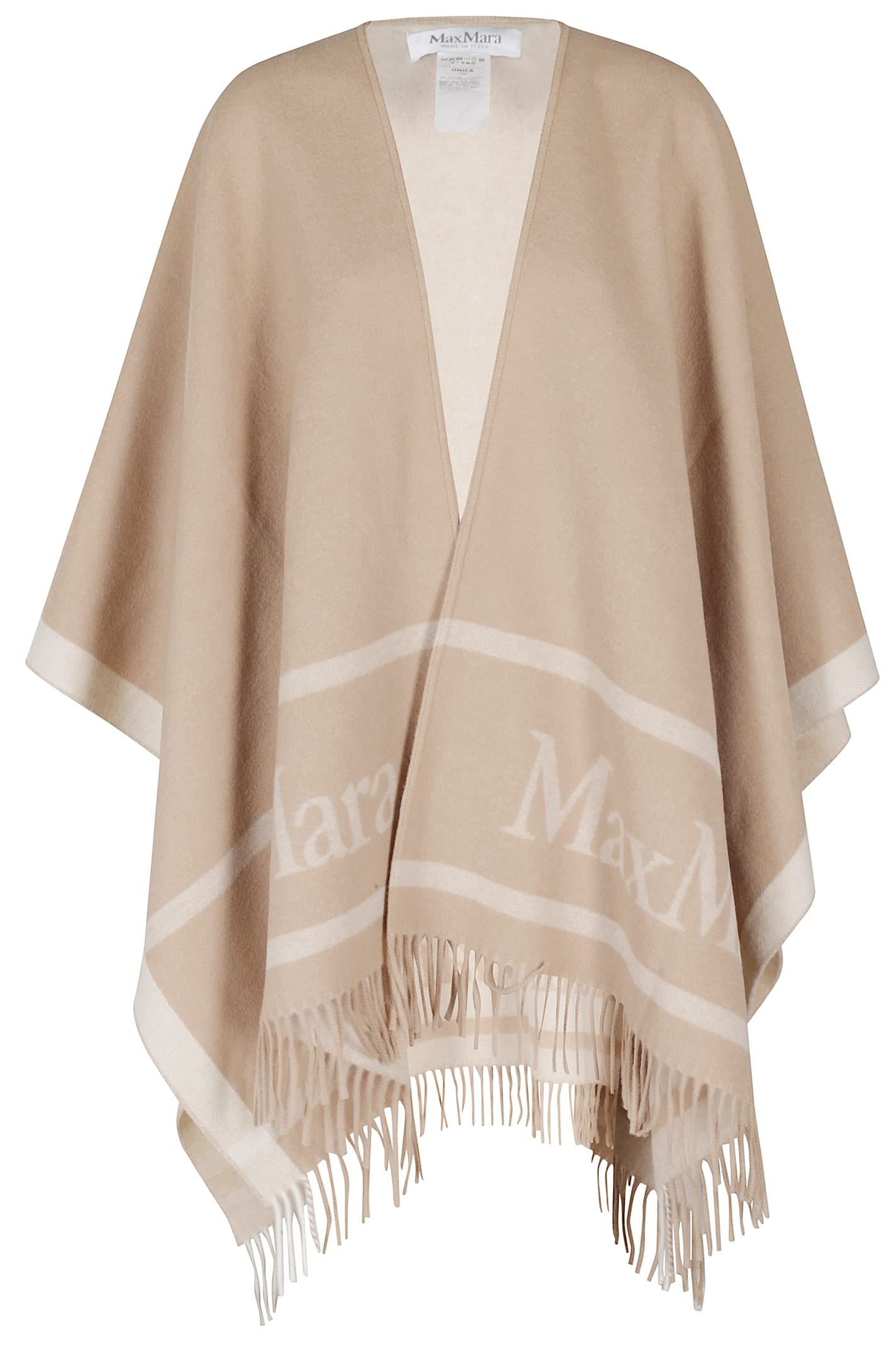Max Mara Hilde Brown Wool Cape