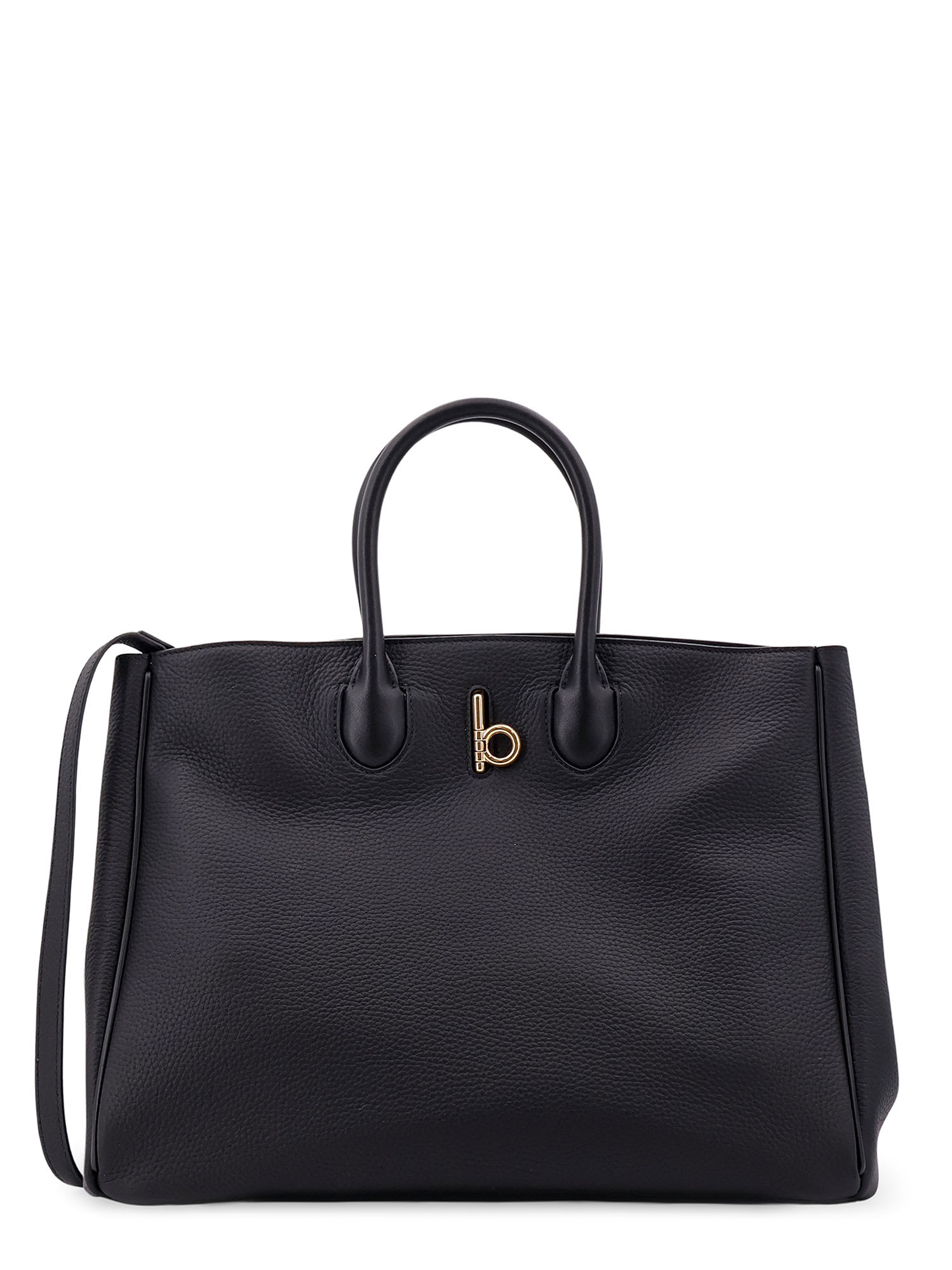 Shop Burberry Rocking Horse Handbag In Black