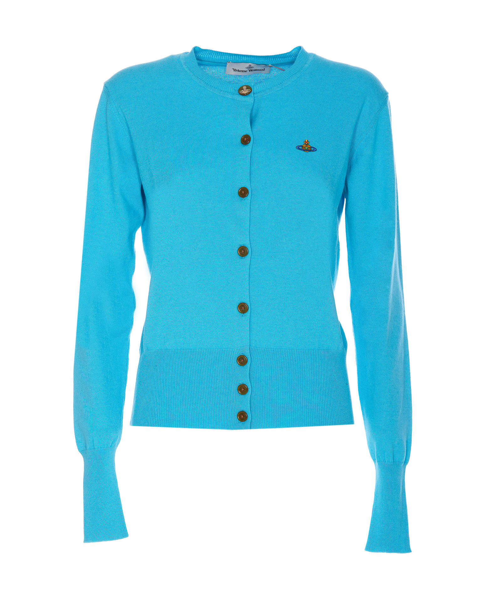 Shop Vivienne Westwood Bea Cardigan In Blue