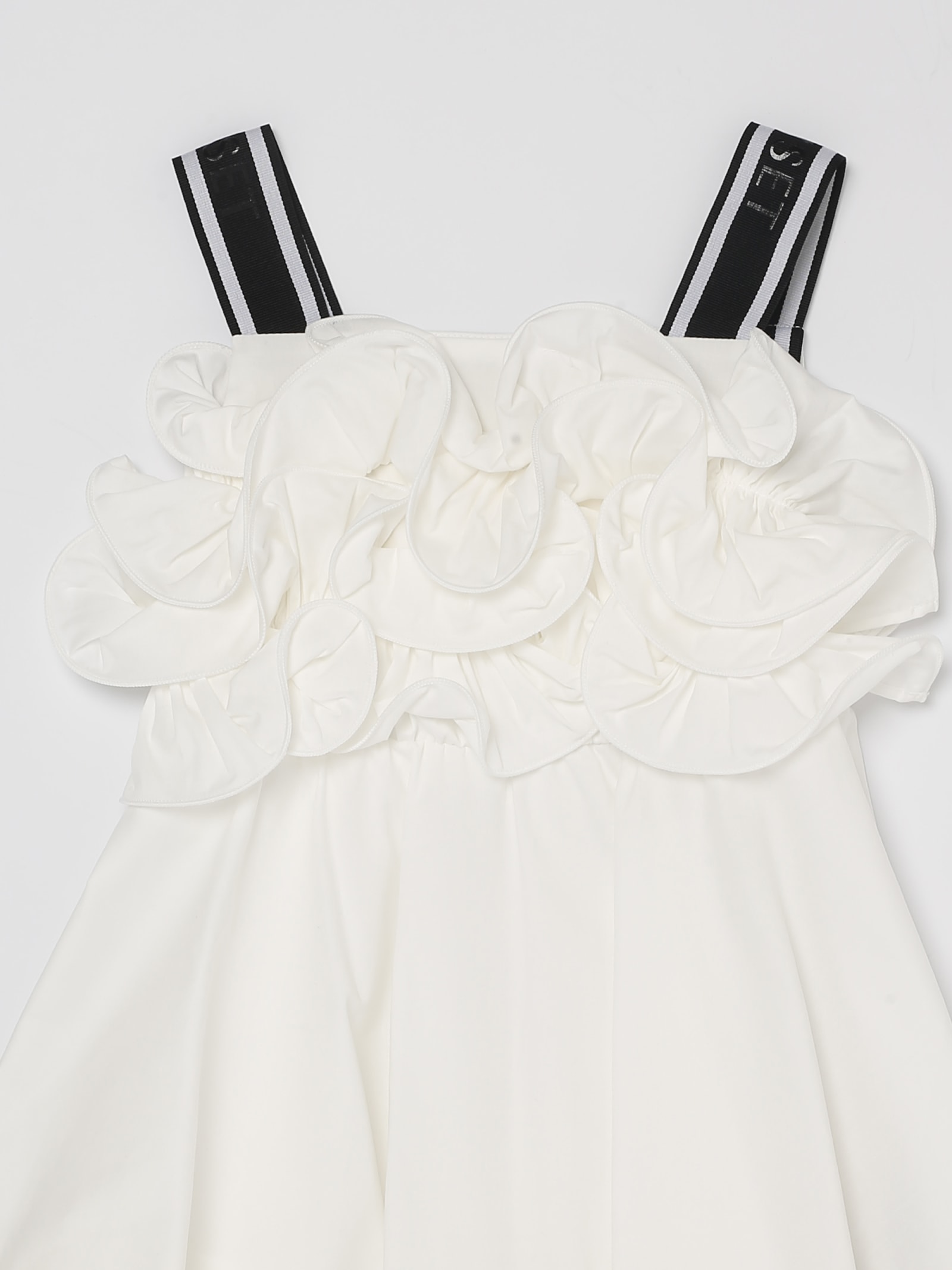 Shop Twinset Dress Dress In Bianco