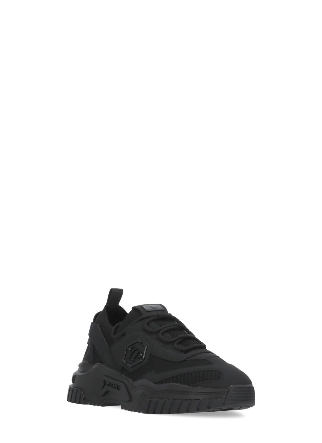 Shop Philipp Plein Runner Hexagon Sneakers In Black