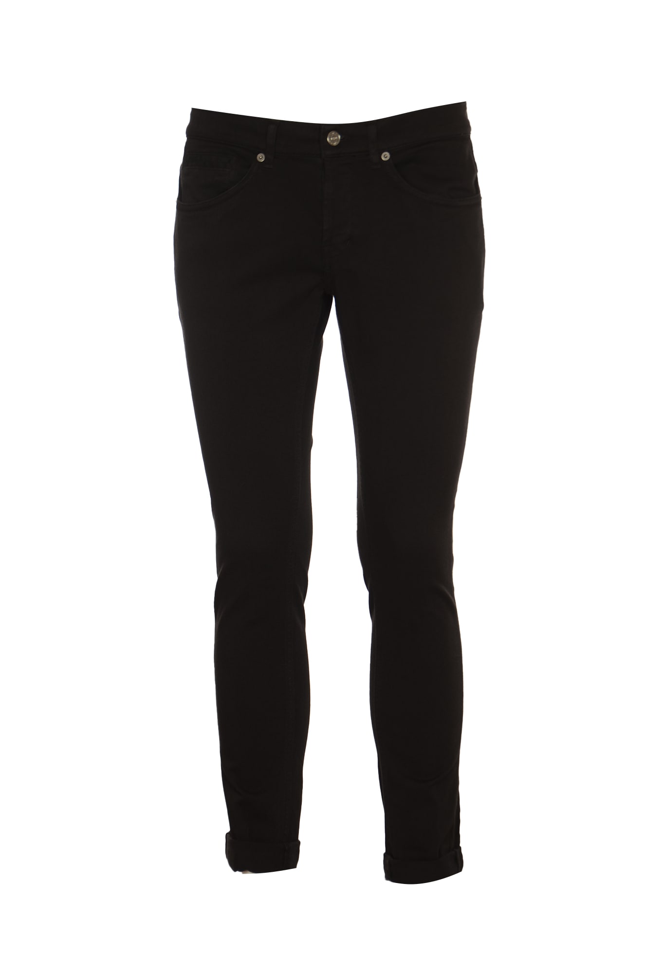 Shop Dondup Skinny Fitted Jeans In Black