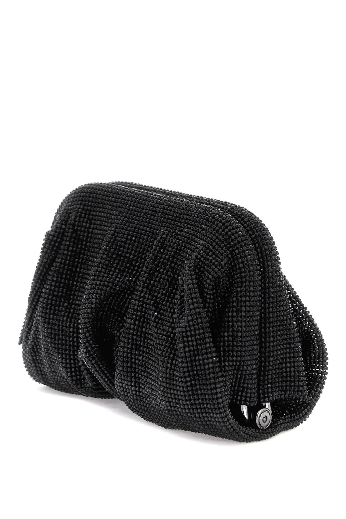 Shop Benedetta Bruzziches Venus La Petite Clutch In Jet Black (black)