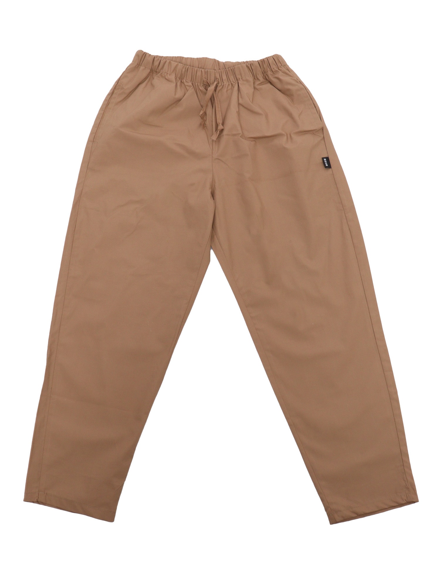 Shop Msgm Brown Parachute Trousers