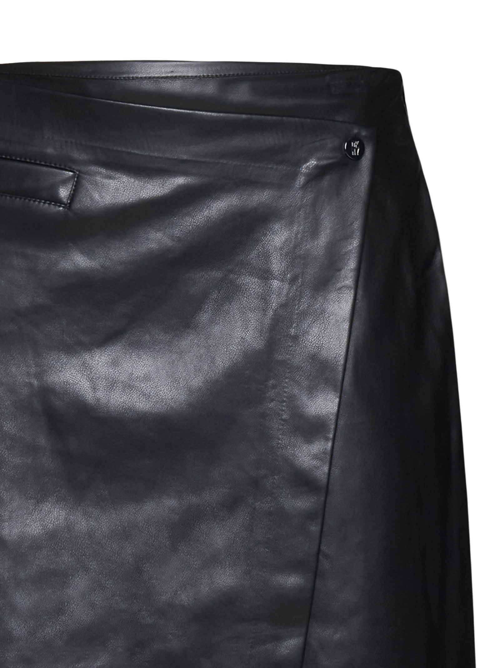 Shop Dkny Skirt In Black