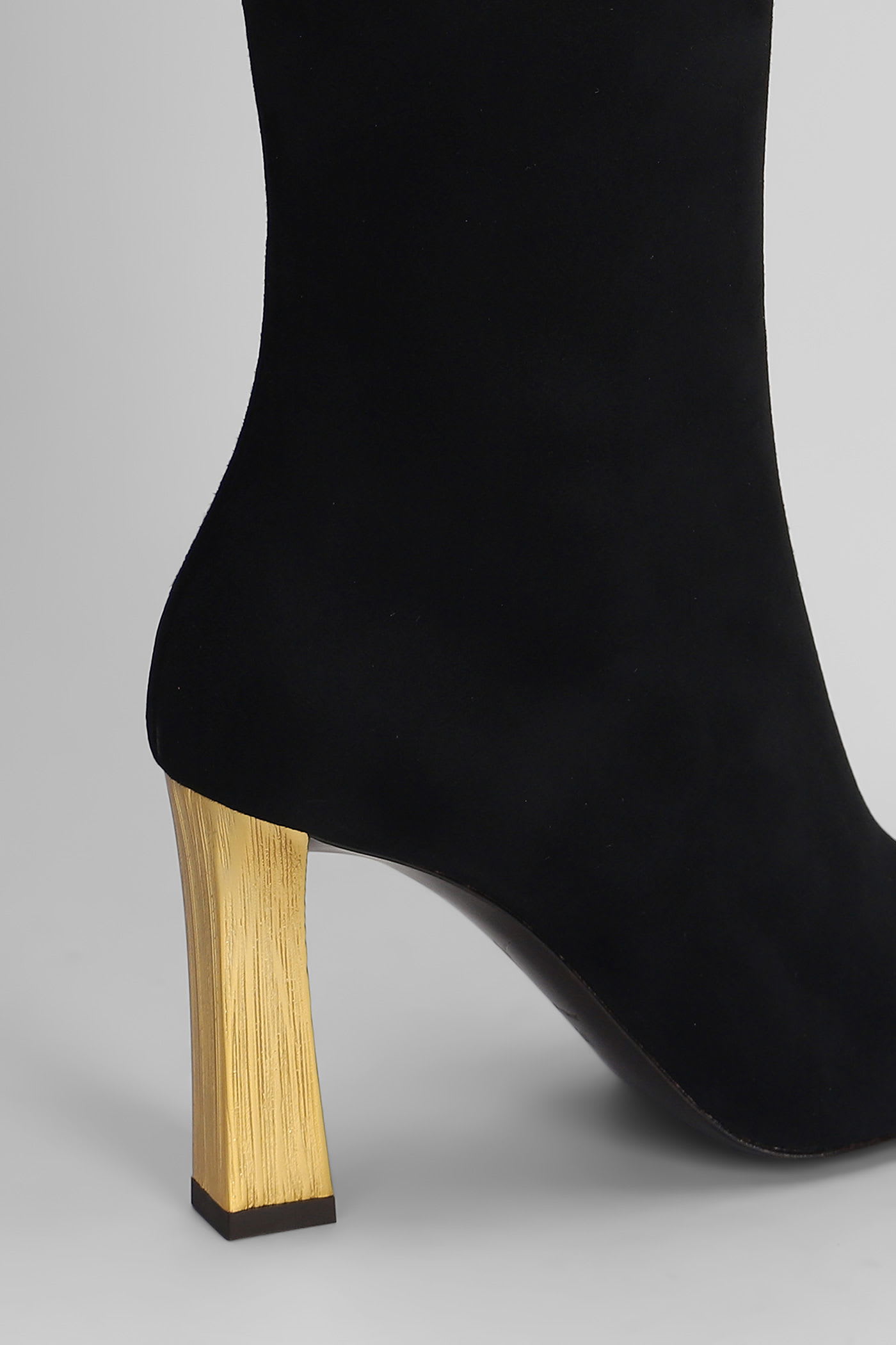 Giuseppe Zanotti Brenda 90 Tr High Heels Ankle Boots In Black Leather In Black
