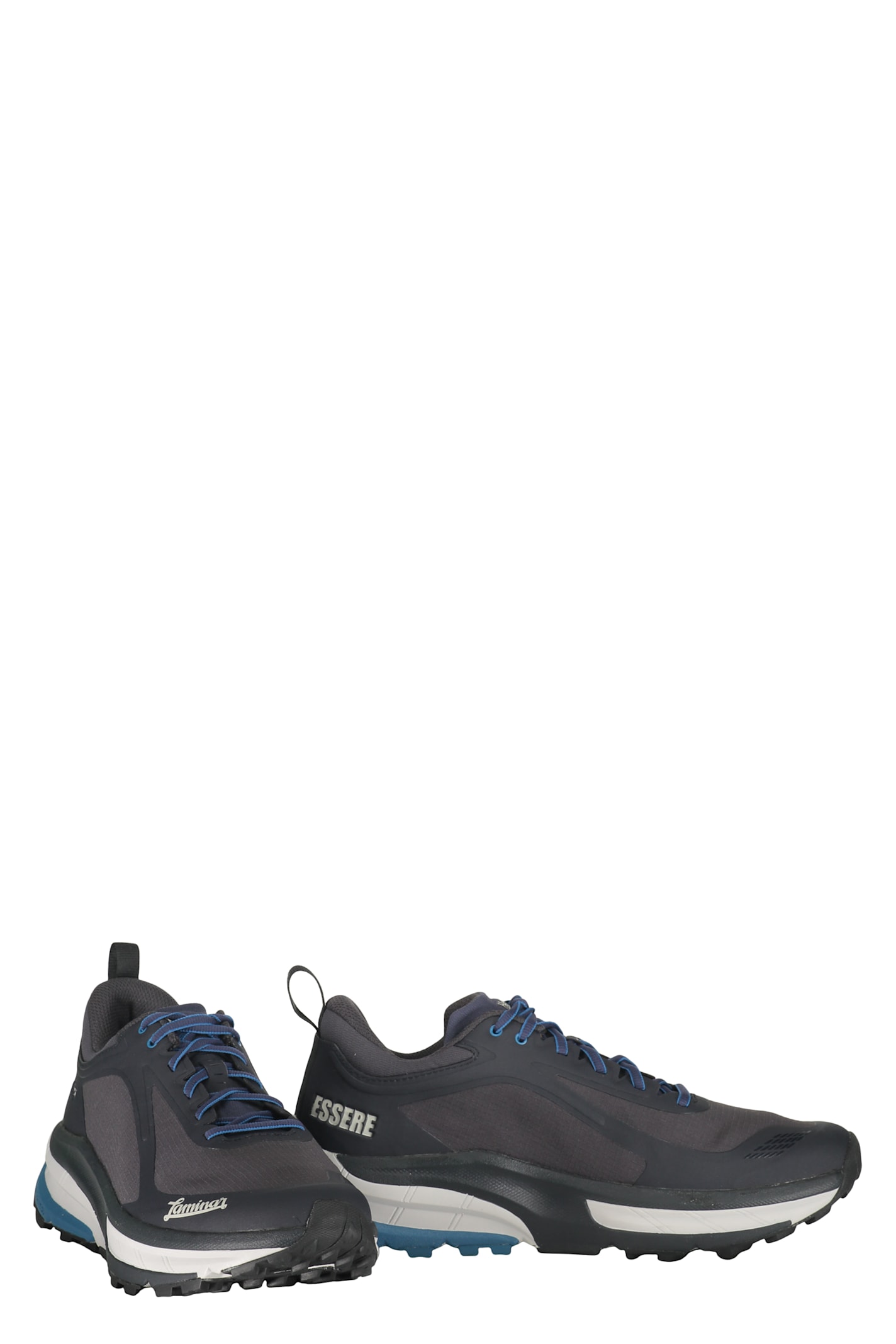 Herno Laminar Man Sneakers Black Size 9 Textile Fibers In Multi