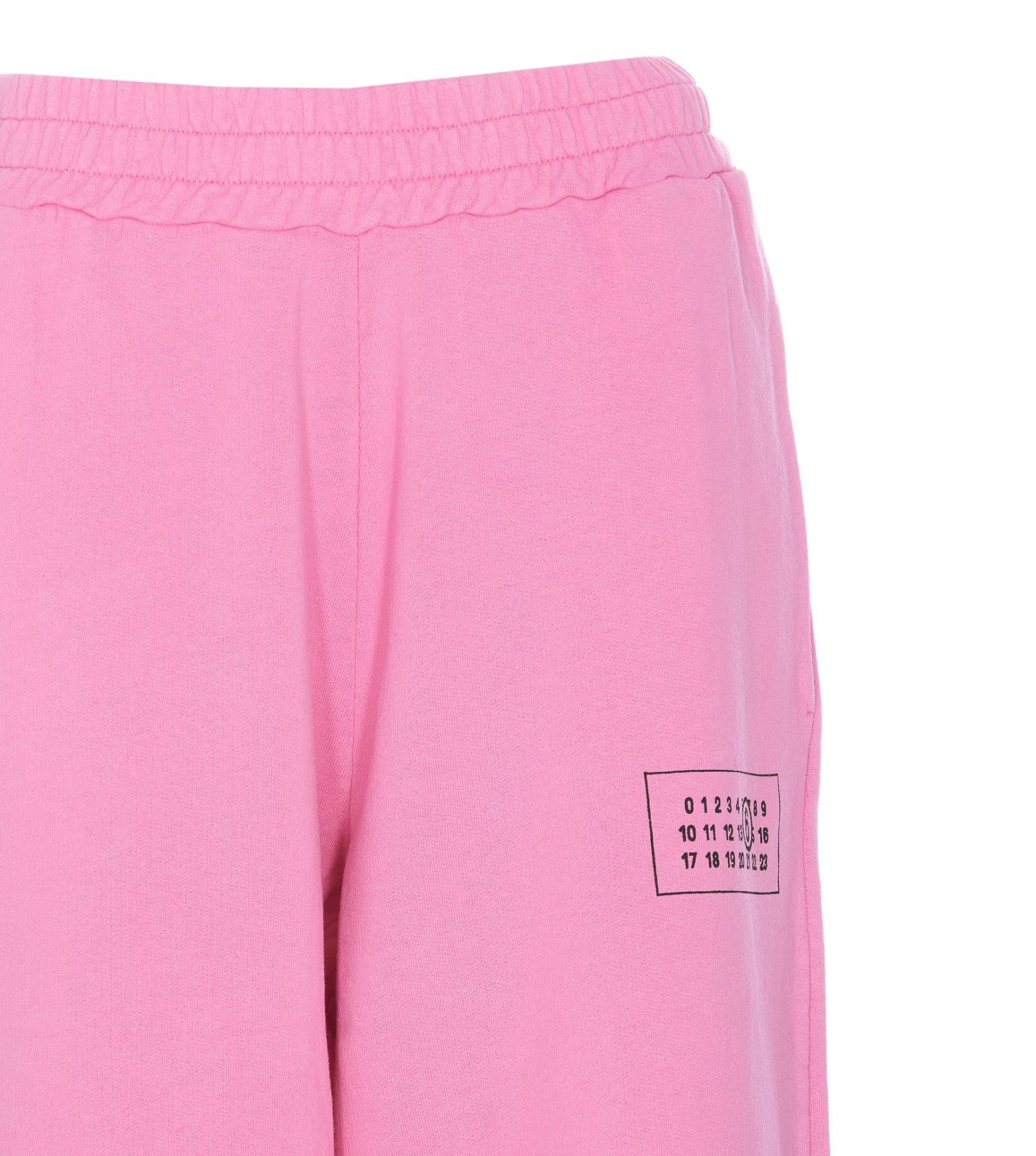 Shop Mm6 Maison Margiela Trackpants In Pink