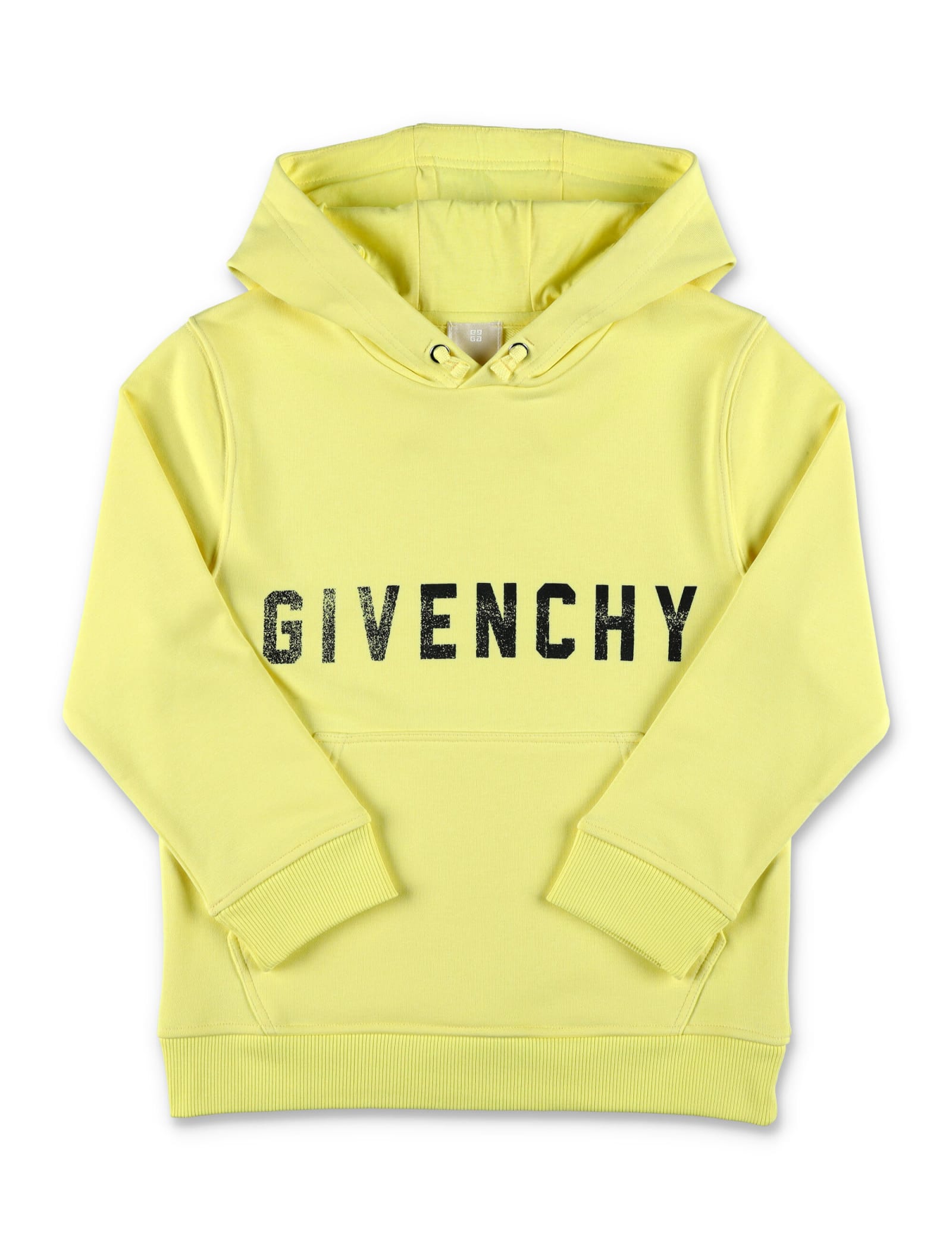Givenchy Kids' Logo Hoodie In Yellow