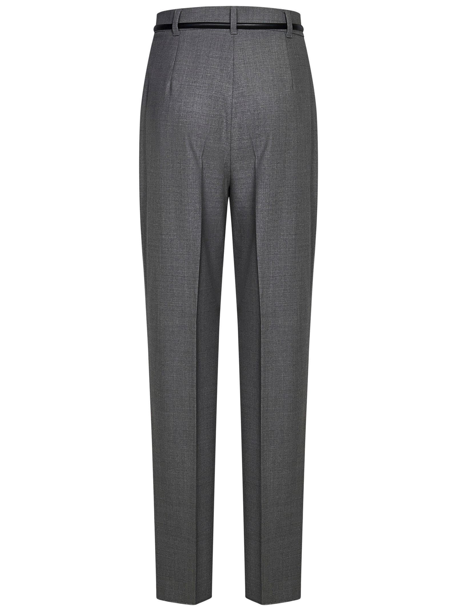 Max Mara Maxmara Studio Prosit Trousers In Grey