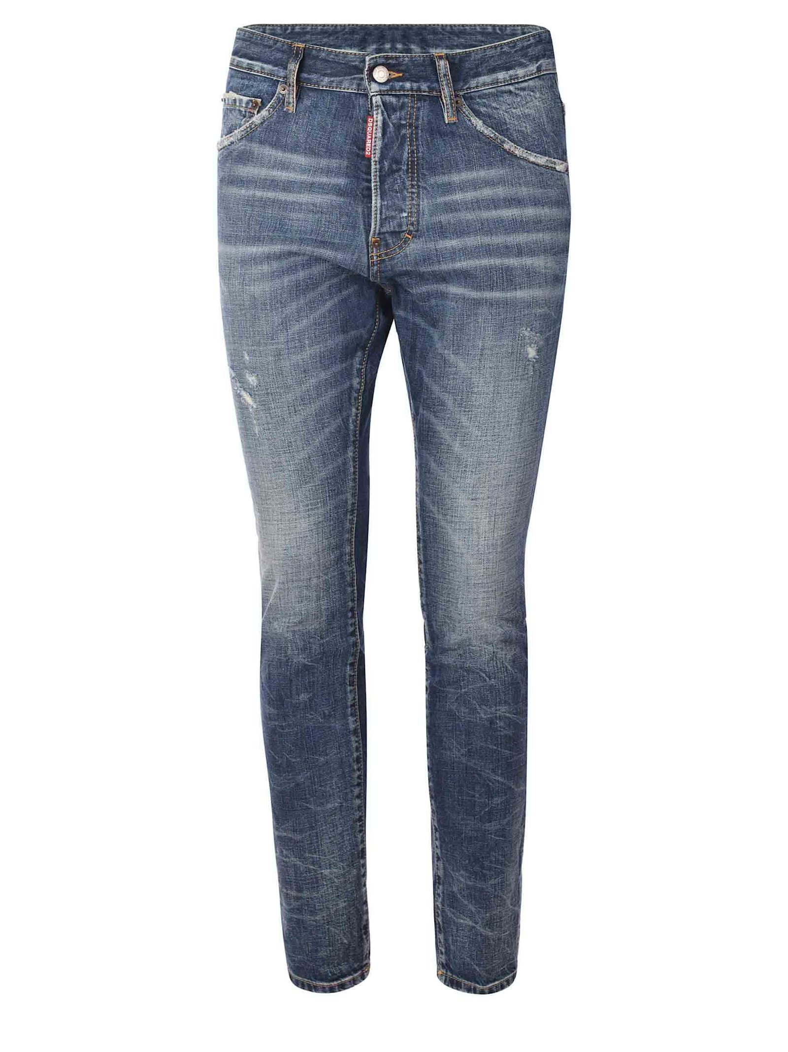 Shop Dsquared2 Jeans  Cool Guy Made Of Denim In Denim Blu