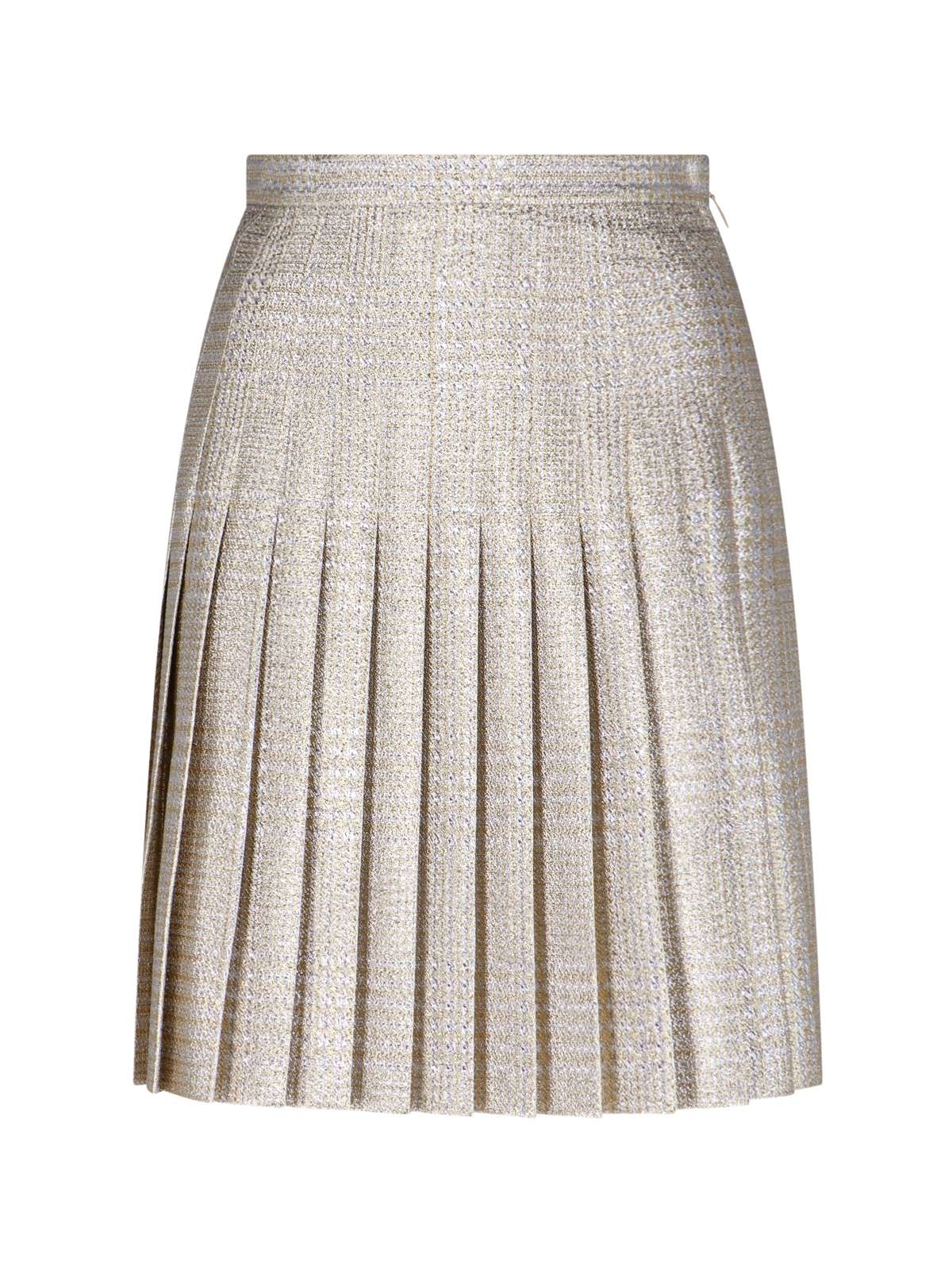 Pleated Midi Skirt