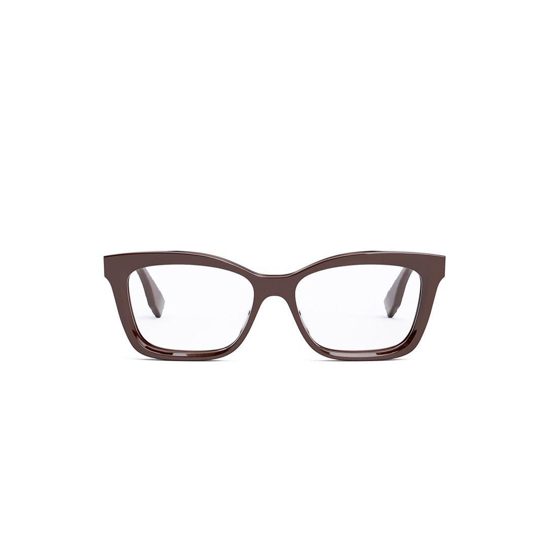Fendi Rectangle Frame Glasses In Red