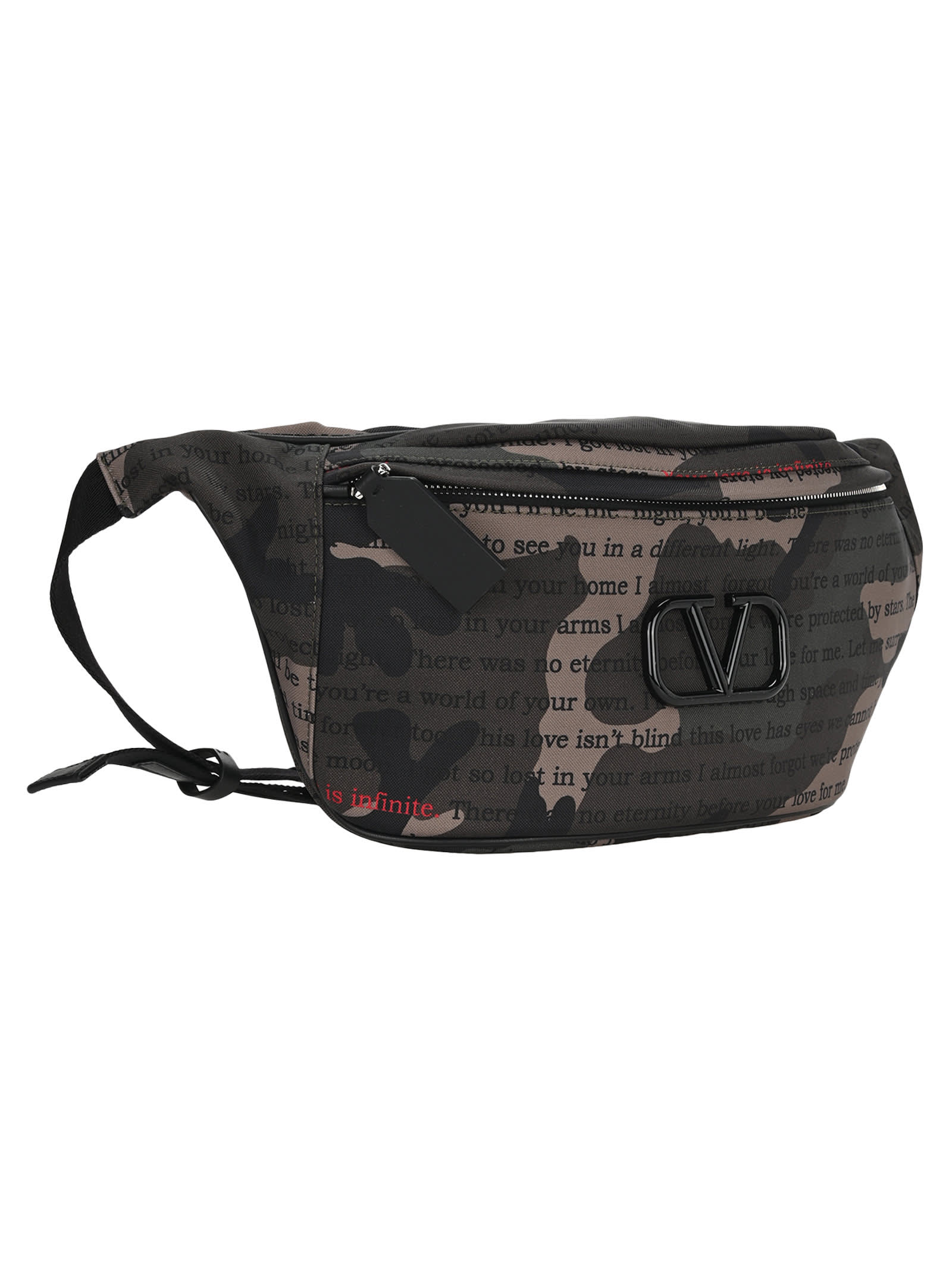 valentino camo belt bag