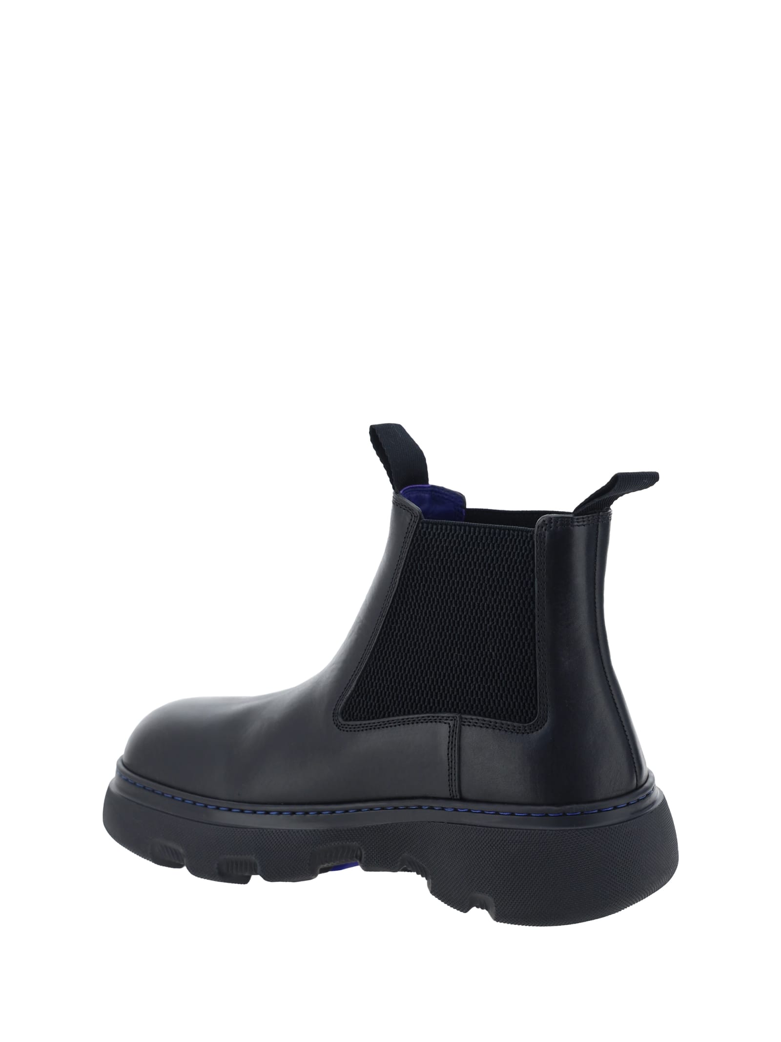 Shop Burberry Creeper Casual Ankle Boots In Black