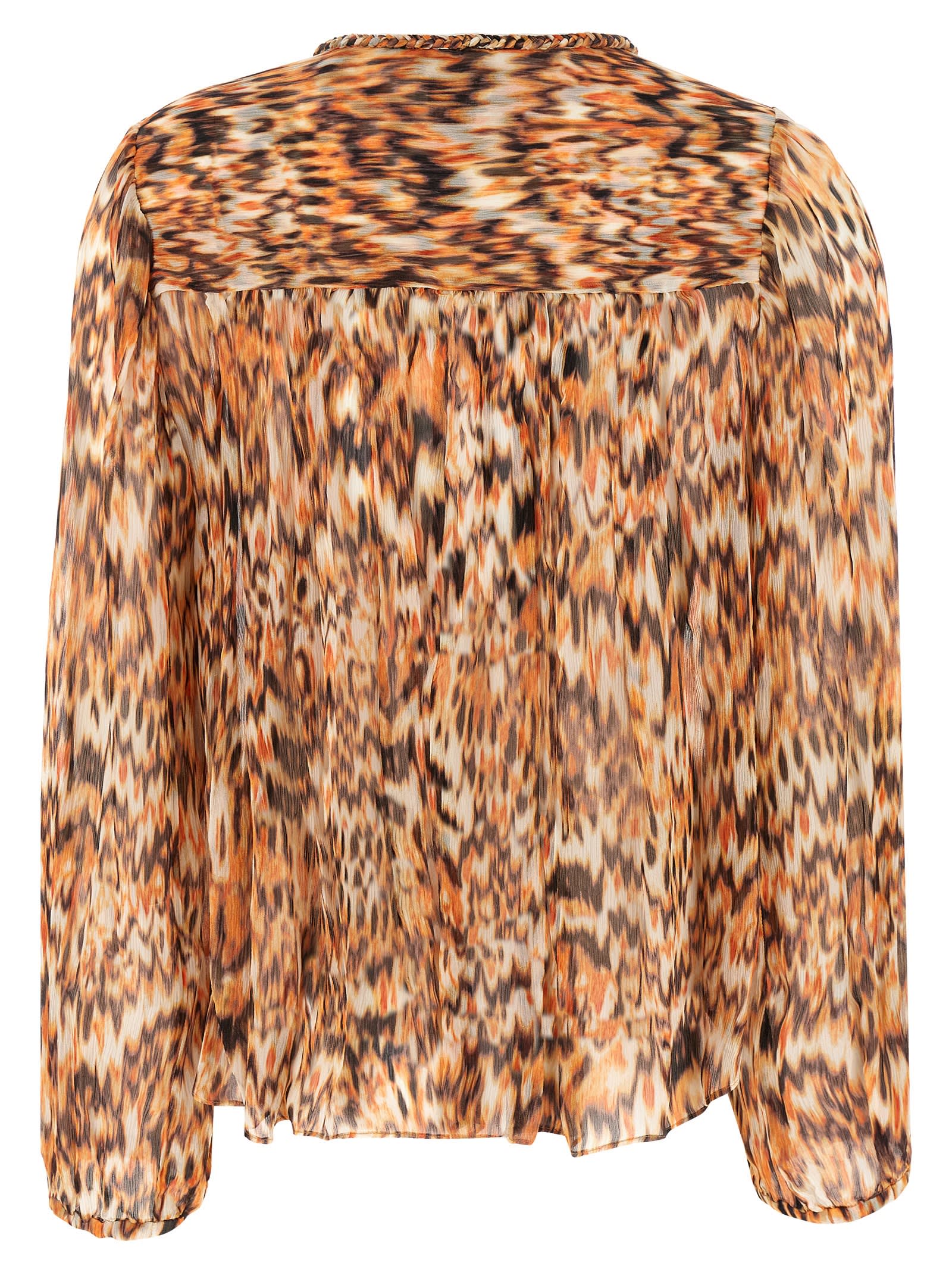 Isabel Marant Marant Ametissa Blouse In Orange