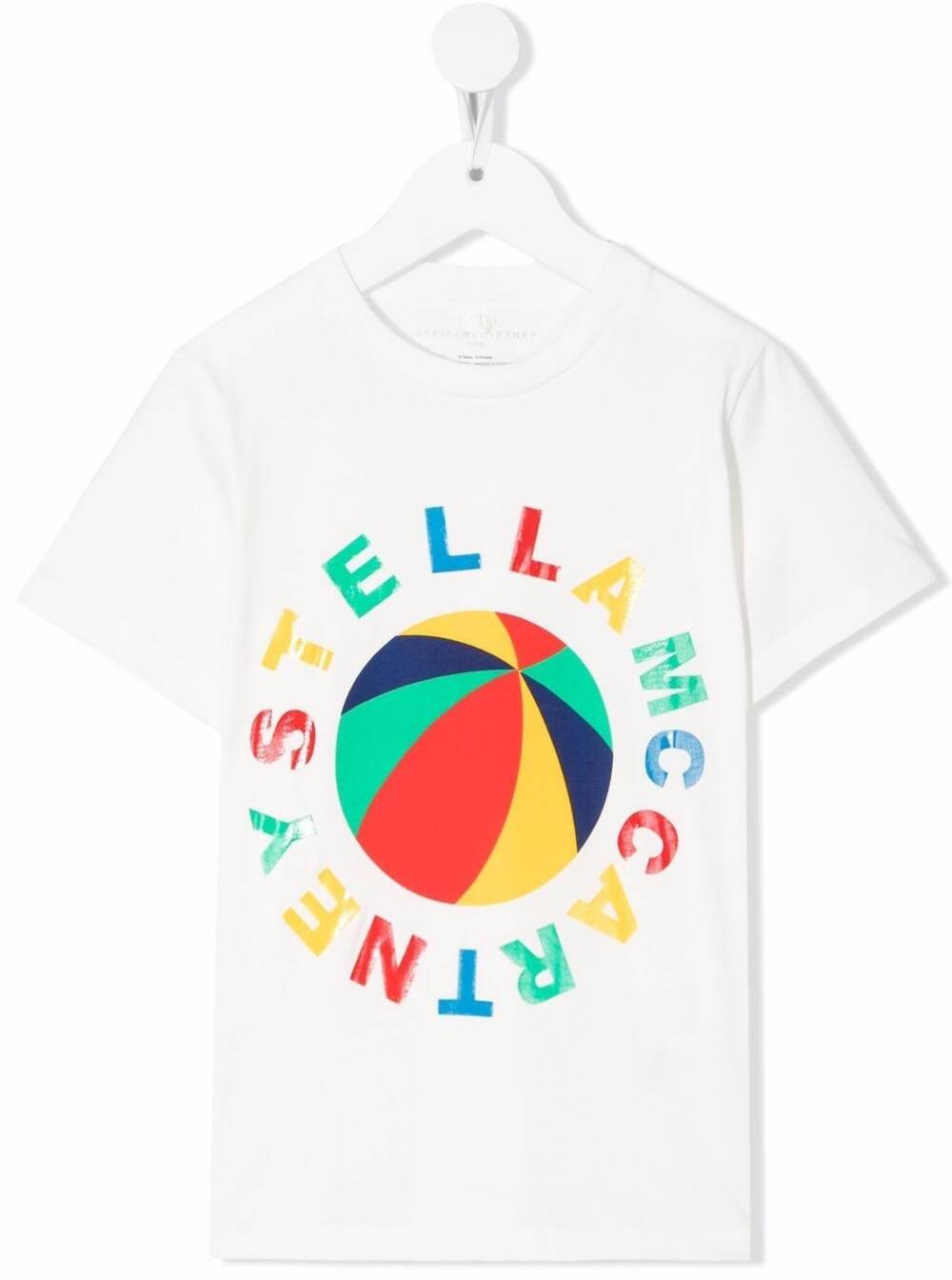Stella McCartney Kids Cotton T-shirt With Logo Print