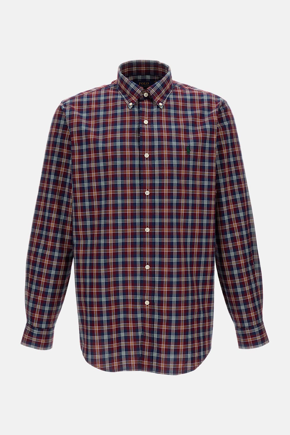 Polo Ralph Lauren Long Sleeve Sport Shirt In Red
