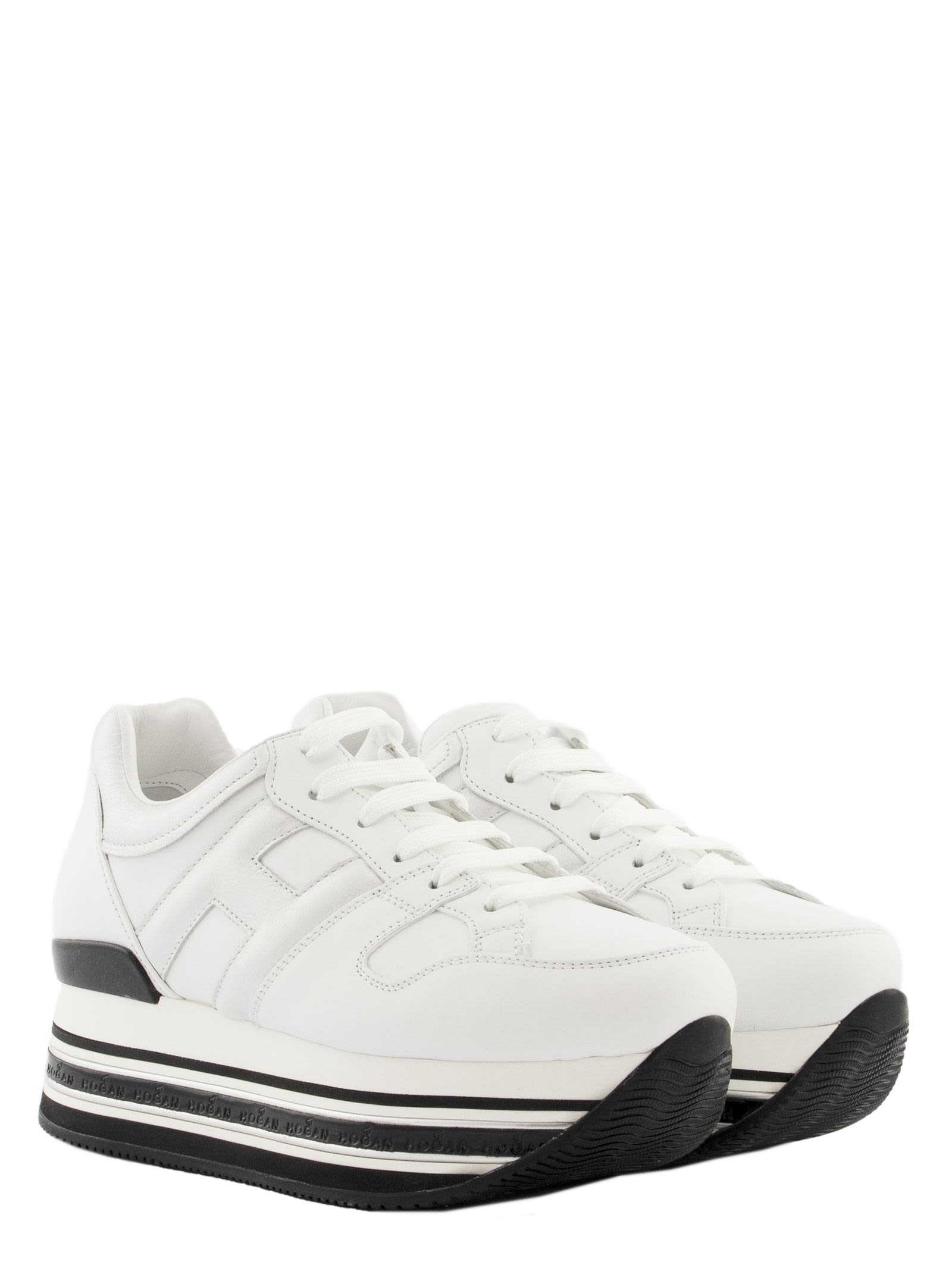 hogan maxi h222 platform sneakers