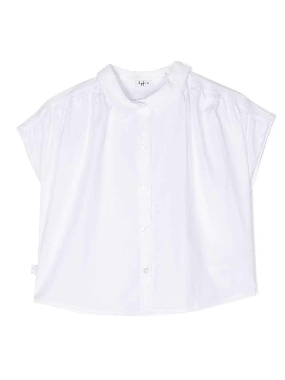 Shop Il Gufo Camicia Smanicata In Bianco