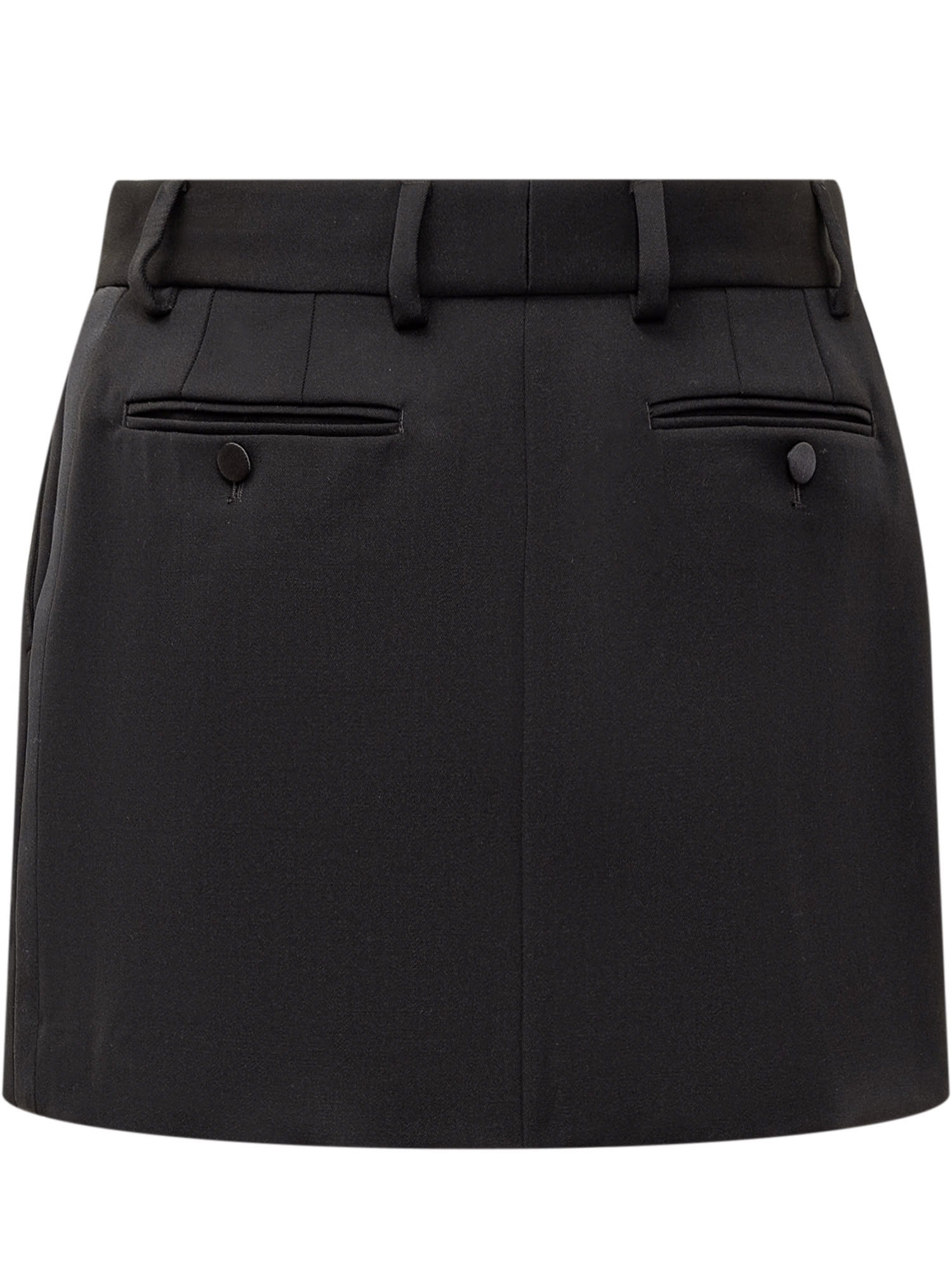 Shop Dolce & Gabbana Skirt In Nero