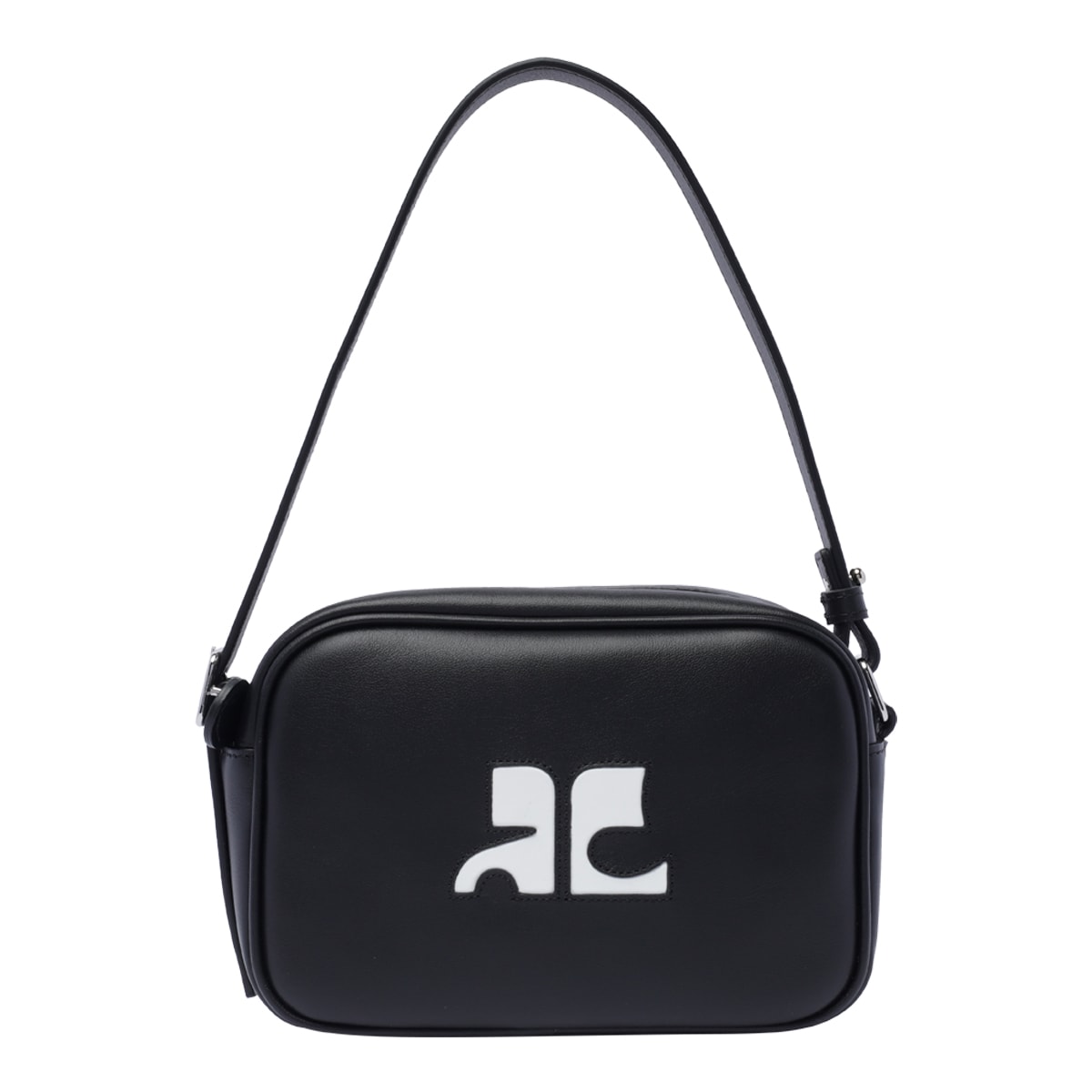 Shop Courrèges Reedition Camera Bag In Black