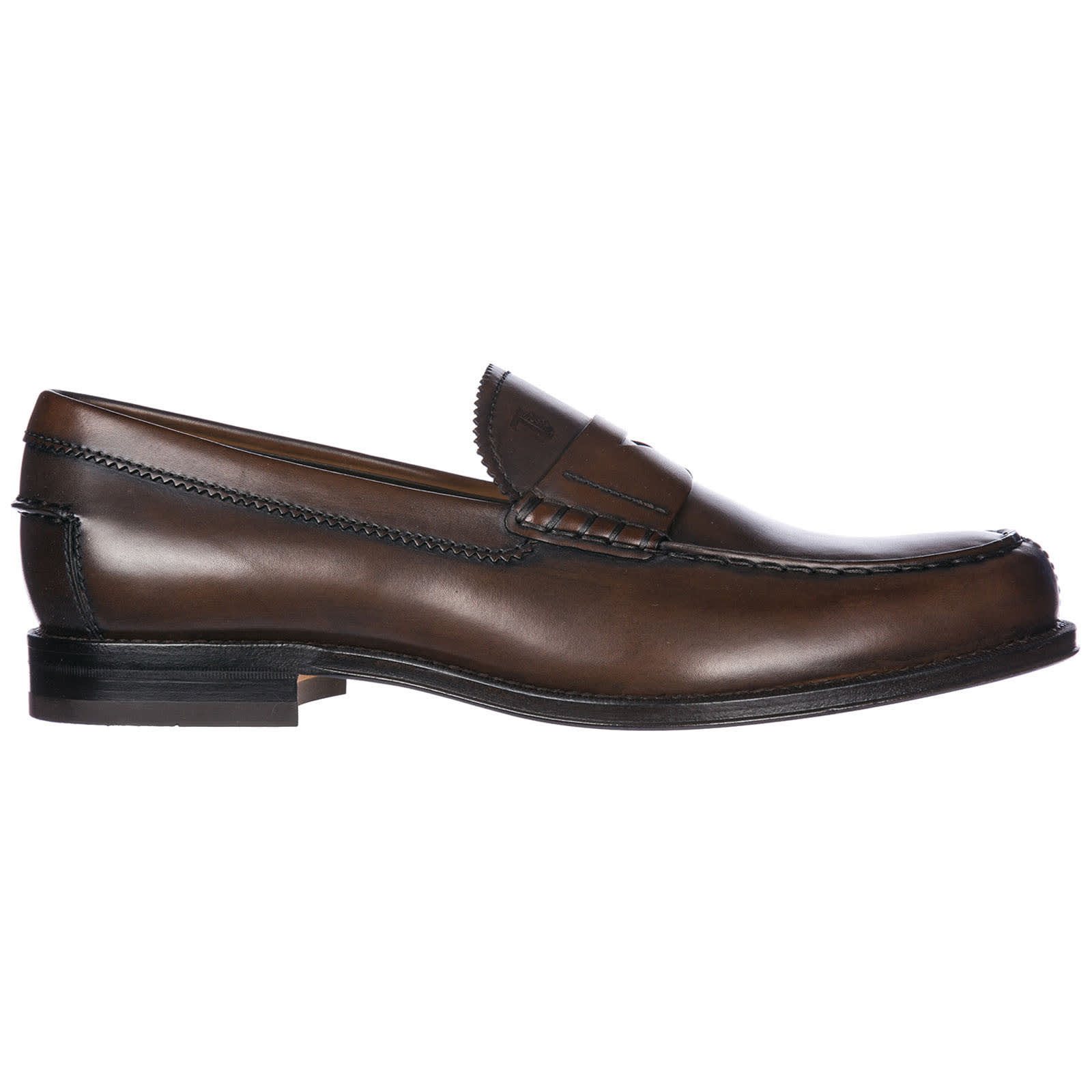 Tod's Wellington Tall Moccasins In Cacao