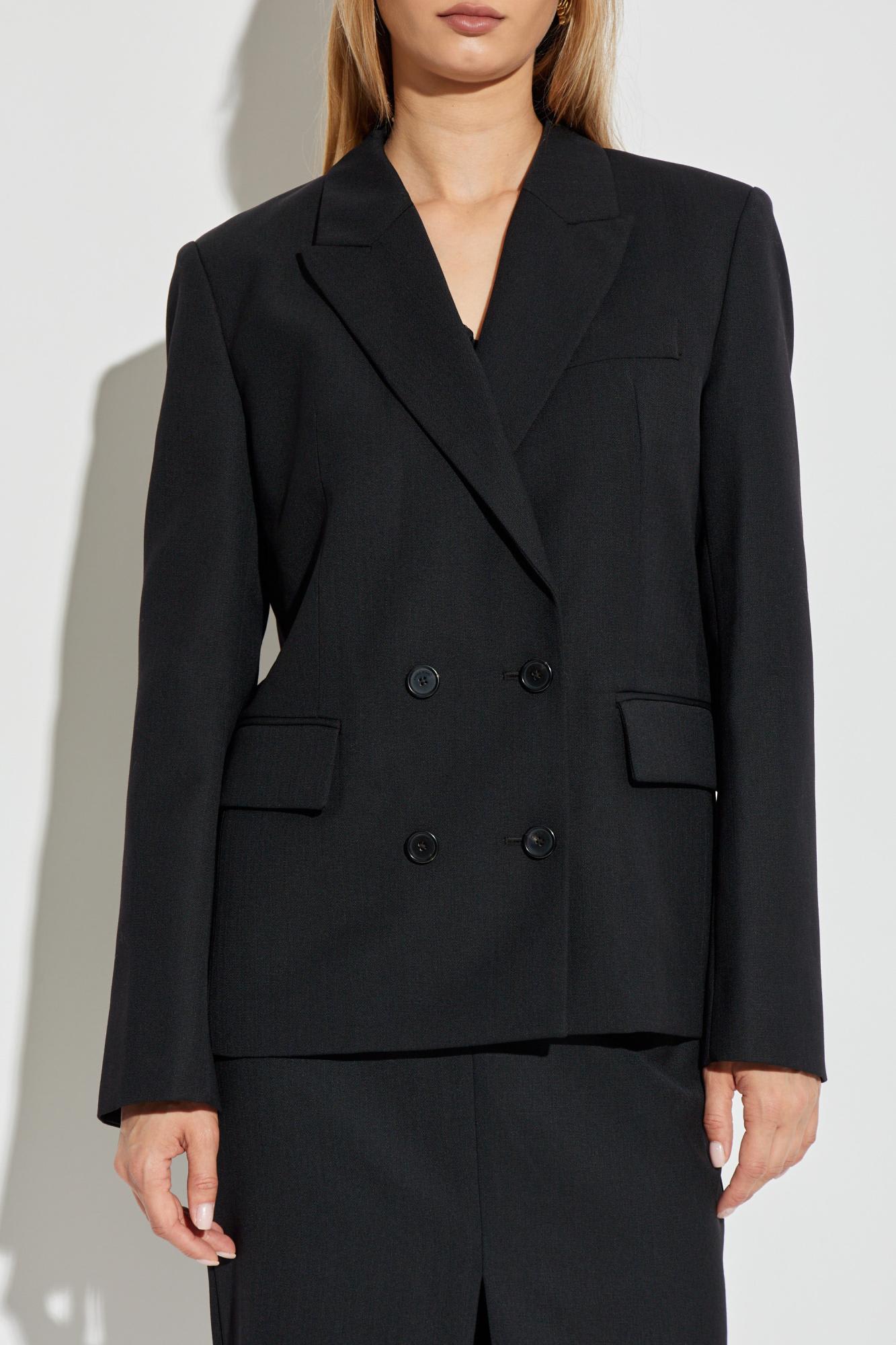 Anine Bing Evarly Blazer Woman Balck In Black