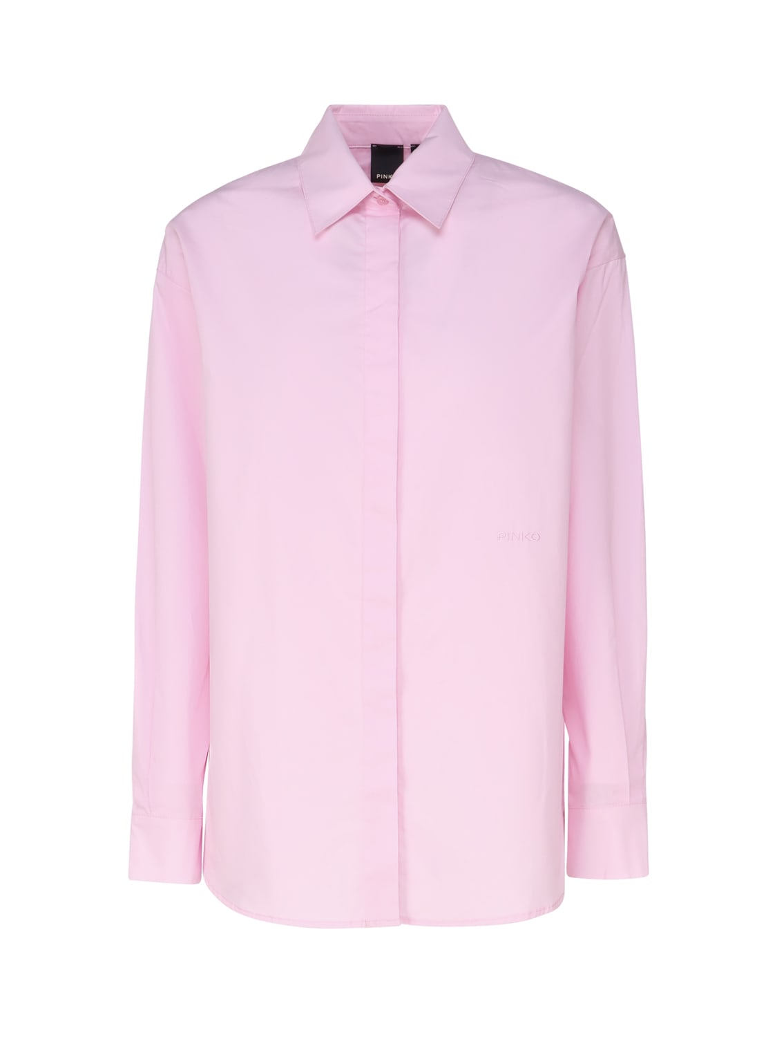 Shop Pinko Poplin Shirt In Pink