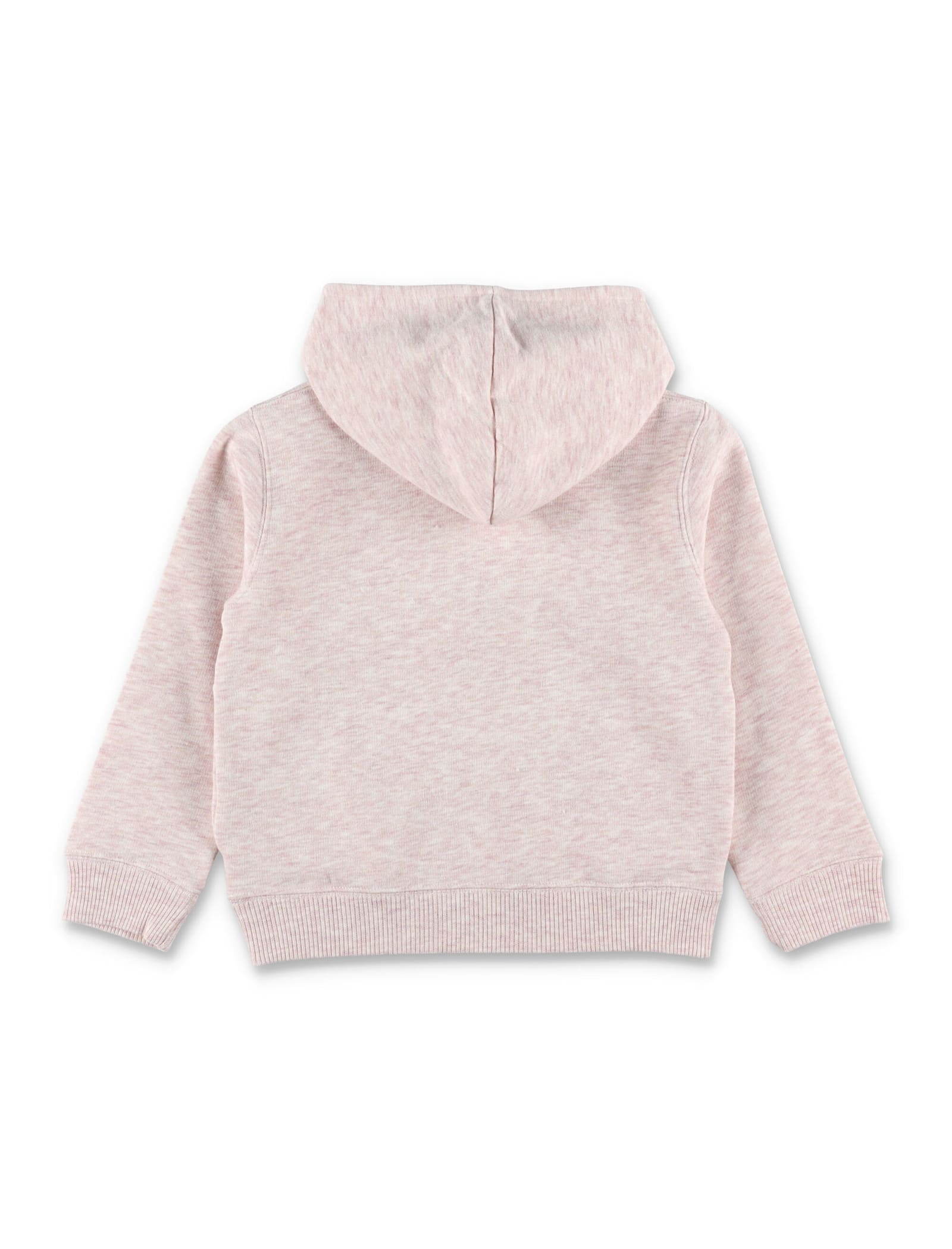 Bonpoint Tita Girls Embroidered Hoodie With Pearls In Pink