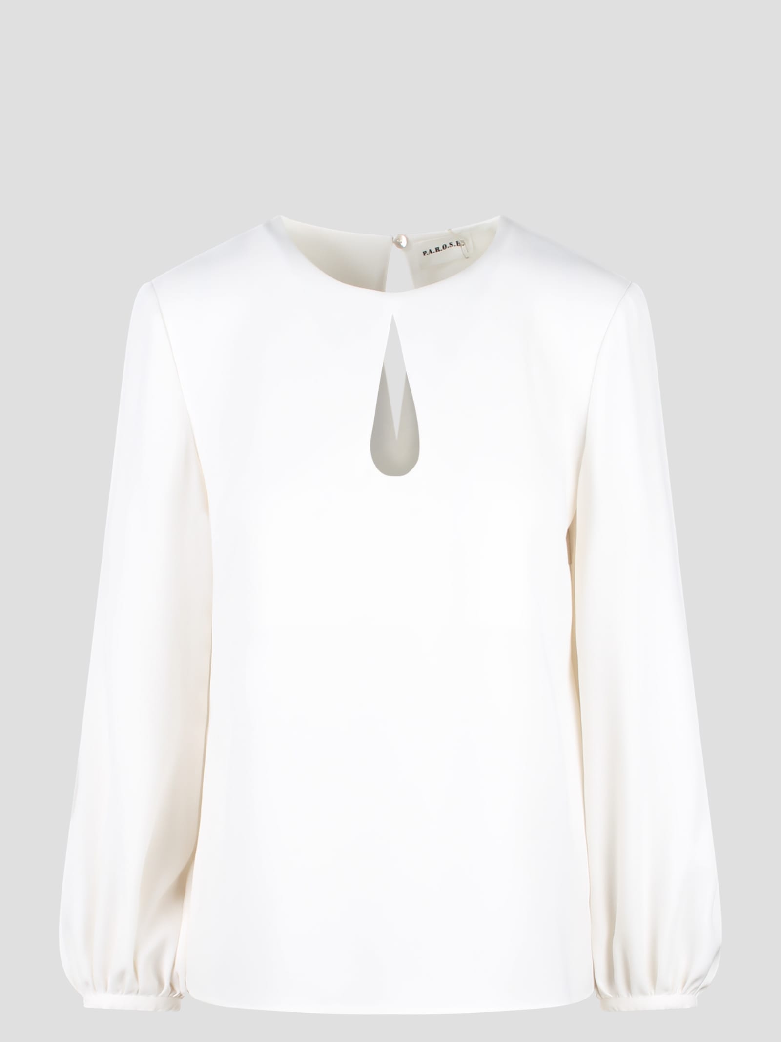 Shop P.a.r.o.s.h Poker Blouse In White