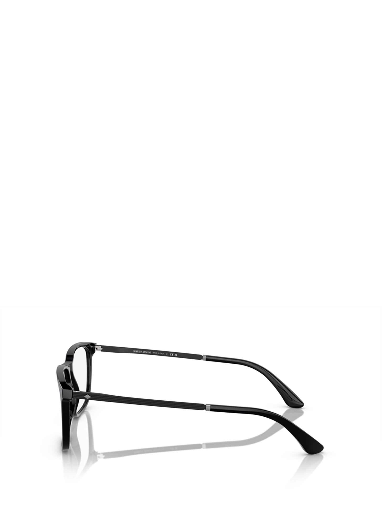 Shop Giorgio Armani Ar7249 Black Glasses