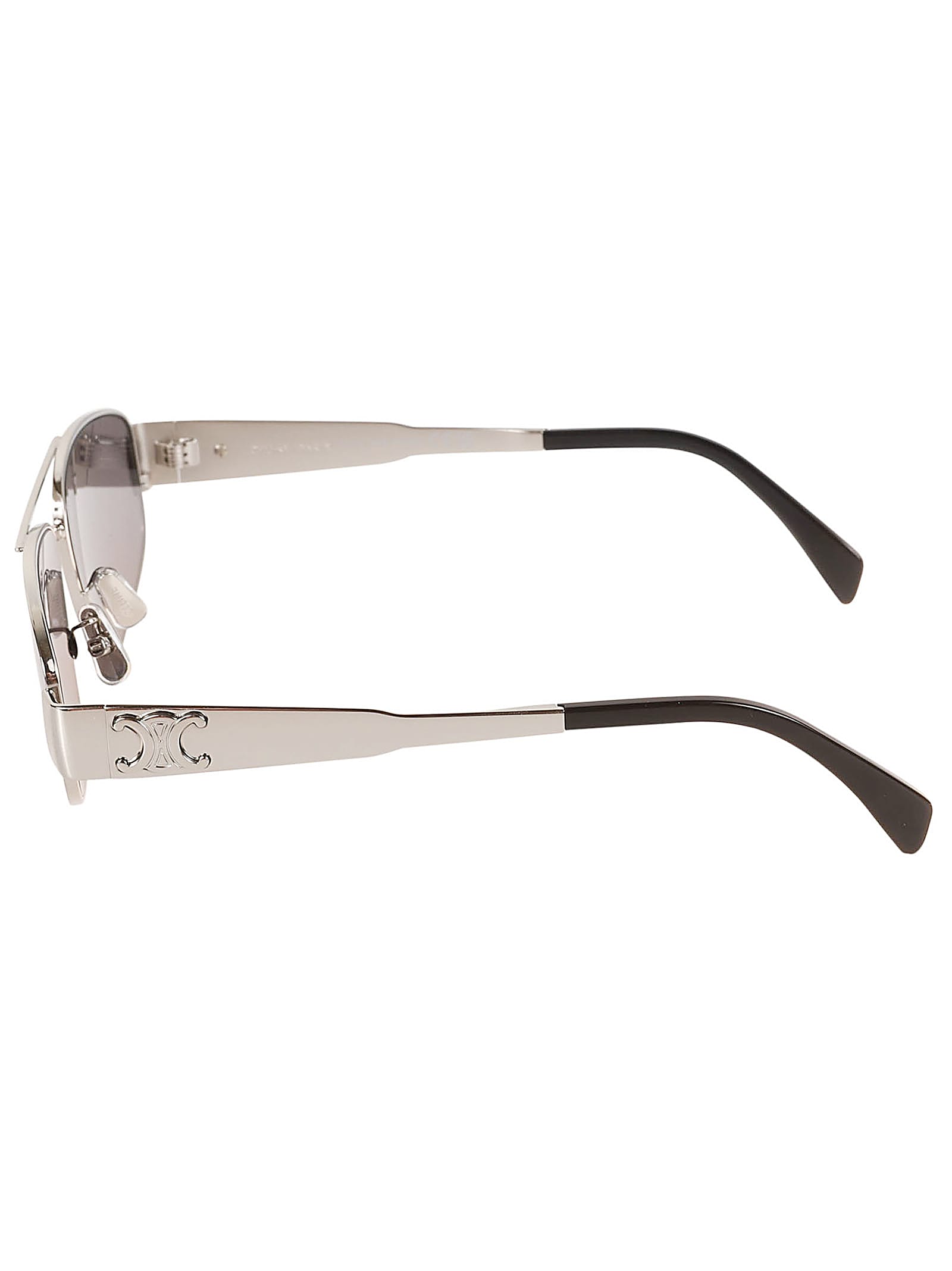 Shop Celine Cl40281u Sunglasses In 16a - Silver