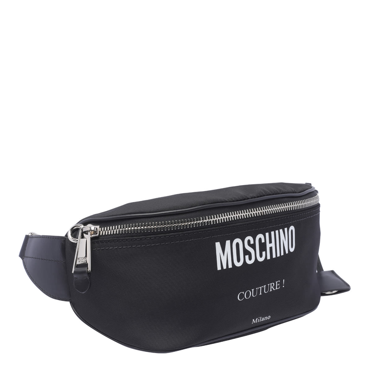Shop Moschino Couture Belt Bag In Black